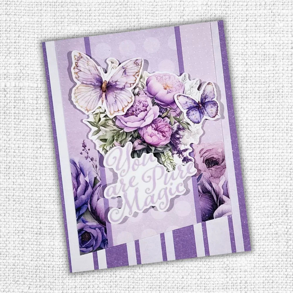 Lavender & Fairies 6x8" Quick Cards Collection 33534