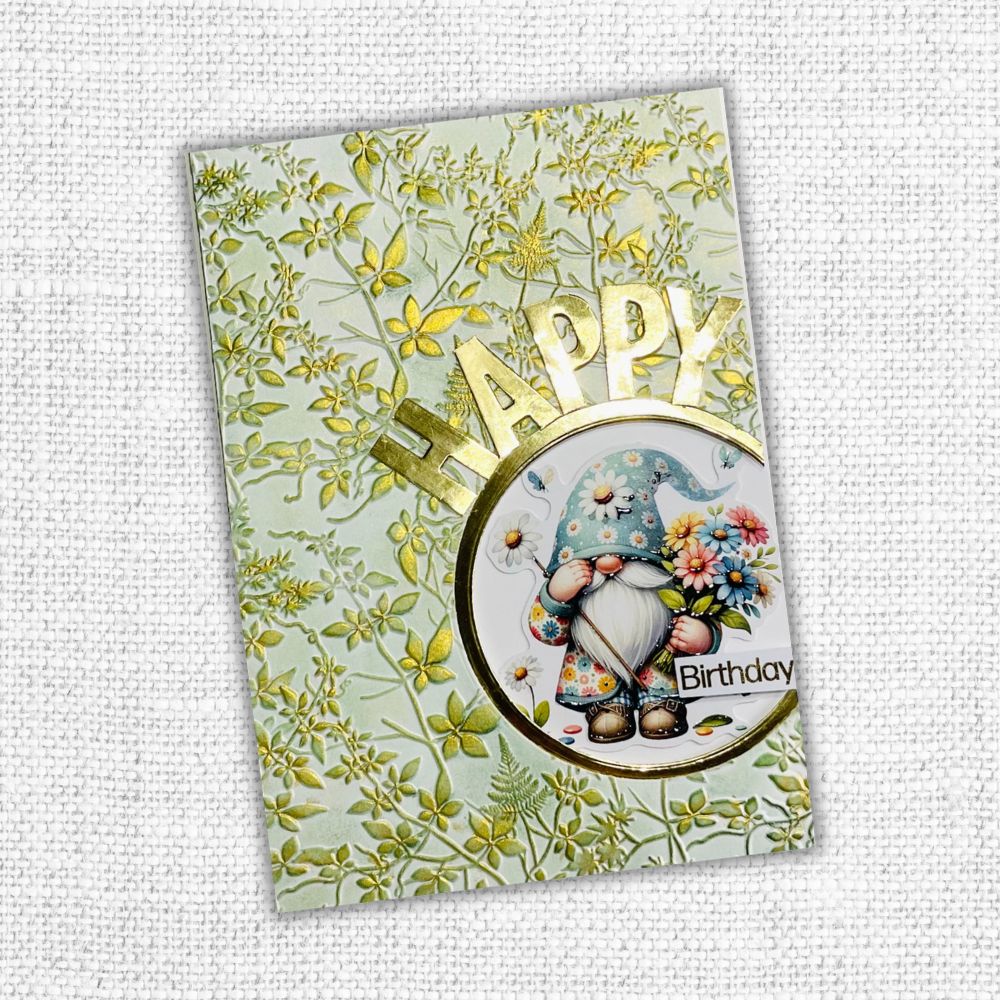 Leafy Garden 3D Embossing Folder 31506