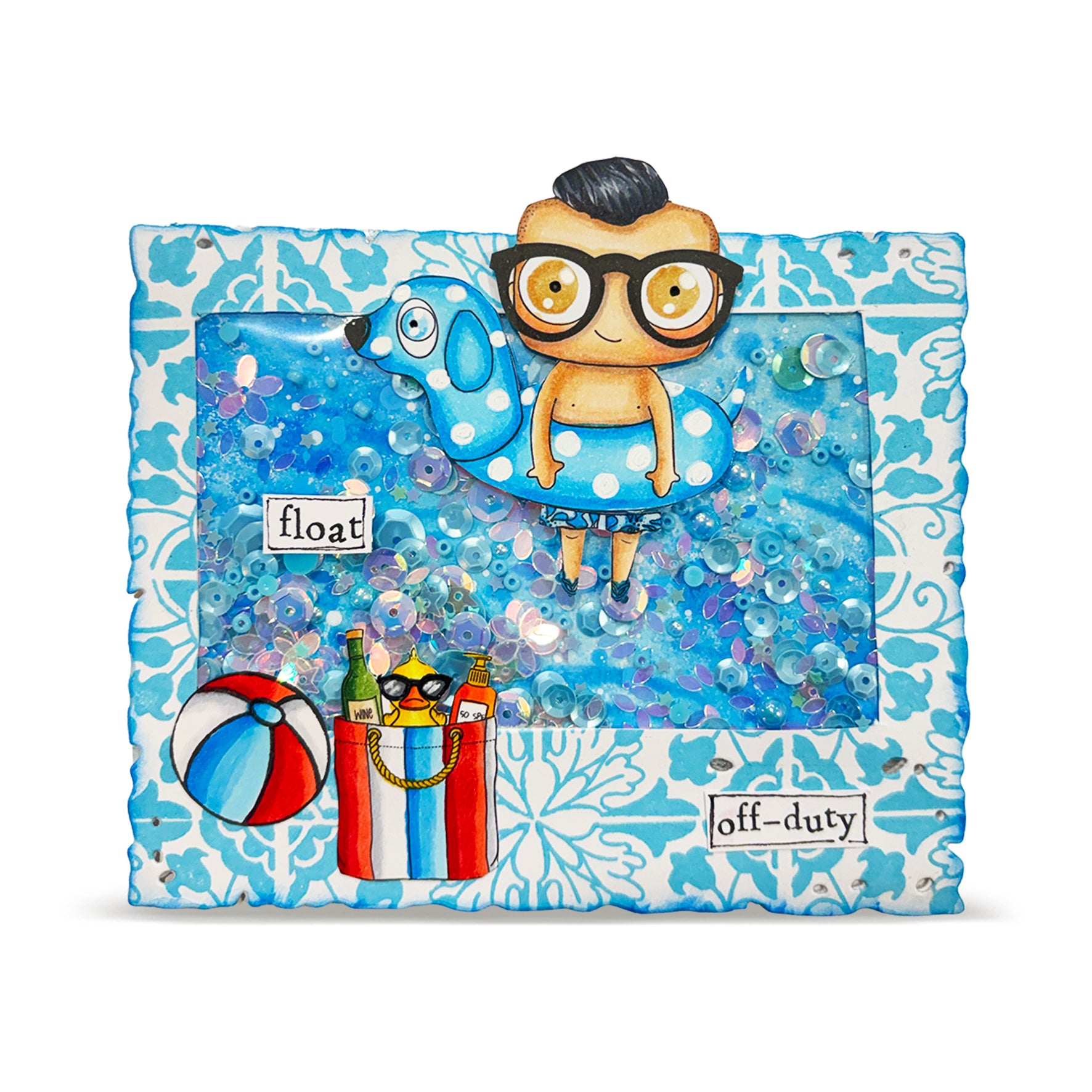 AALL and Create - A7 - Stamp Set - Floatie Abs