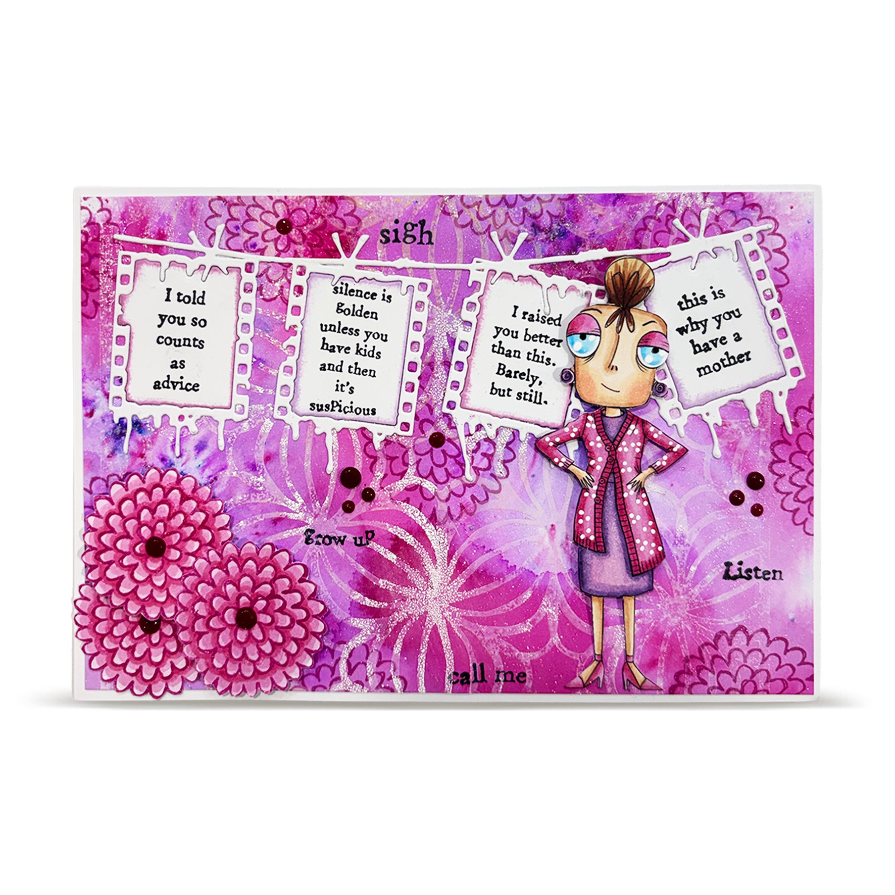 AALL and Create - A7 - Stamp Set - Mother Dee