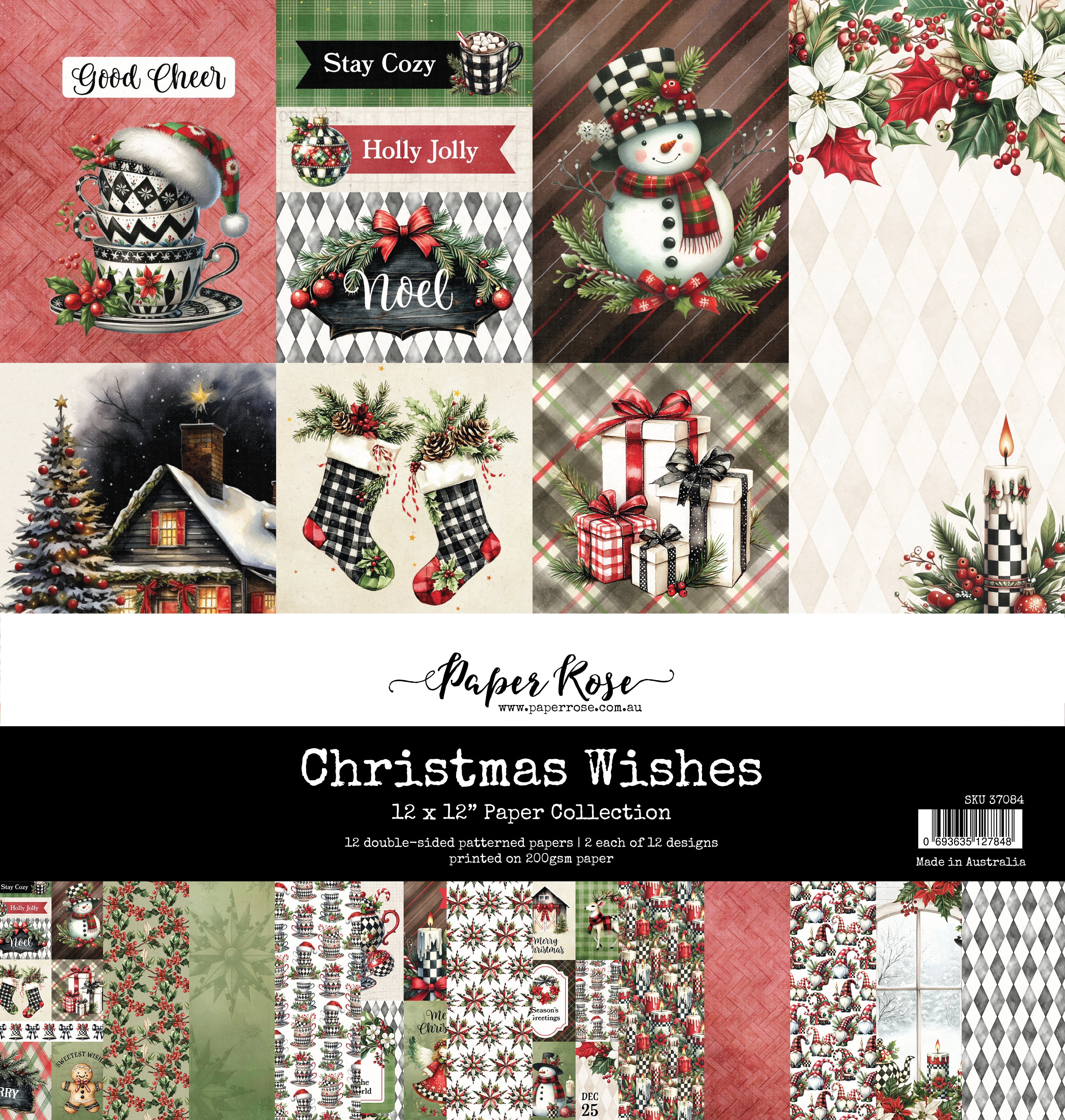 Christmas Wishes 12x12 Paper Collection 37084