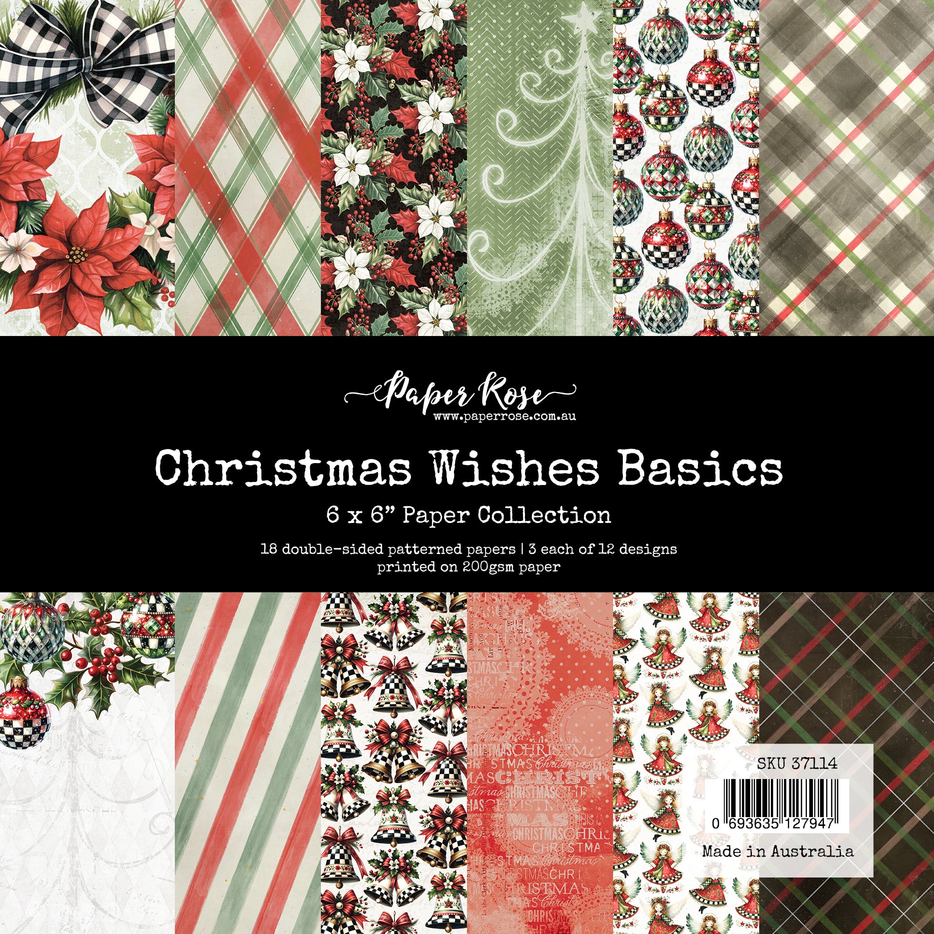 Christmas Wishes Basics 6x6 Paper Collection 37114