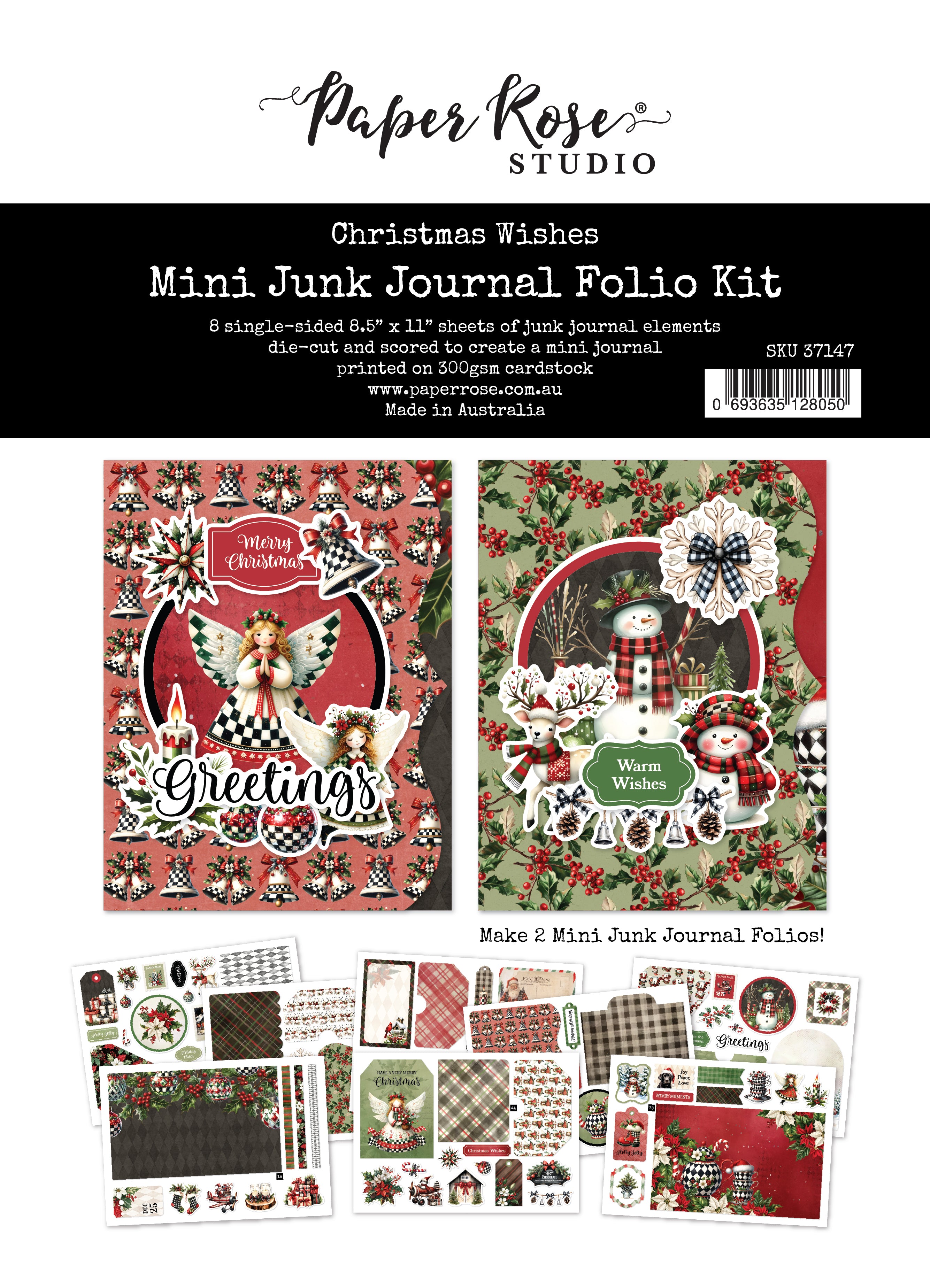 Christmas Wishes 8.5x11" Mini Folio Kit 37147