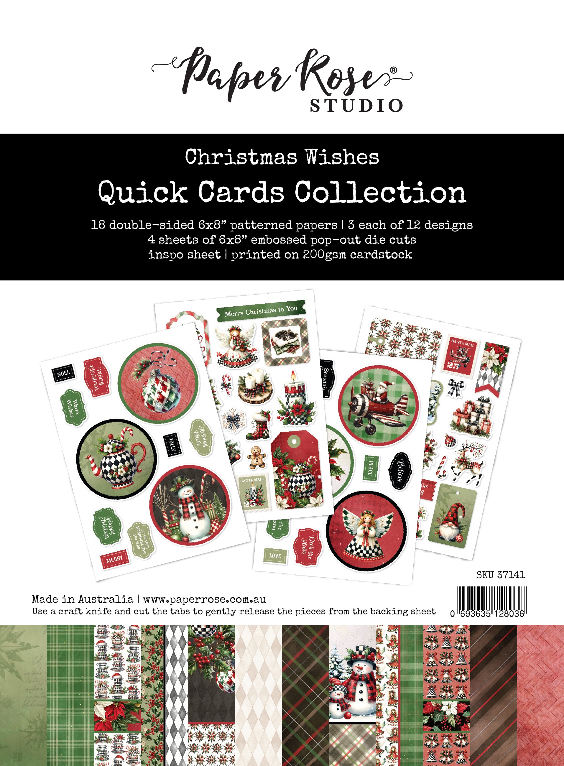 Christmas Wishes 6x8" Quick Cards Kit 37141