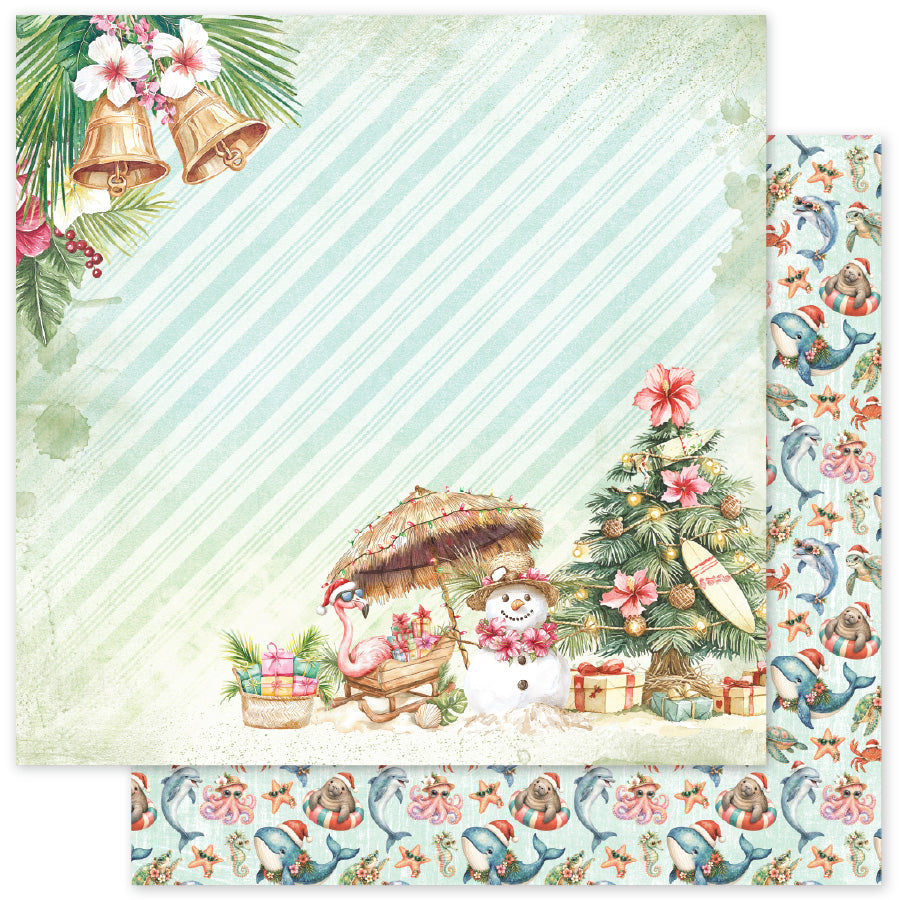 Christmas in Paradise D 12x12 Paper (12 pc Bulk Pack) 36928