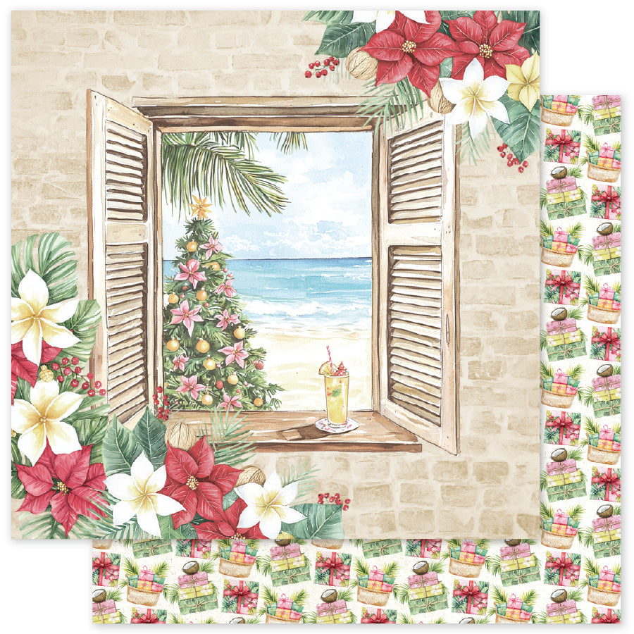 Christmas in Paradise F 12x12 Paper (12 pc Bulk Pack)  36934