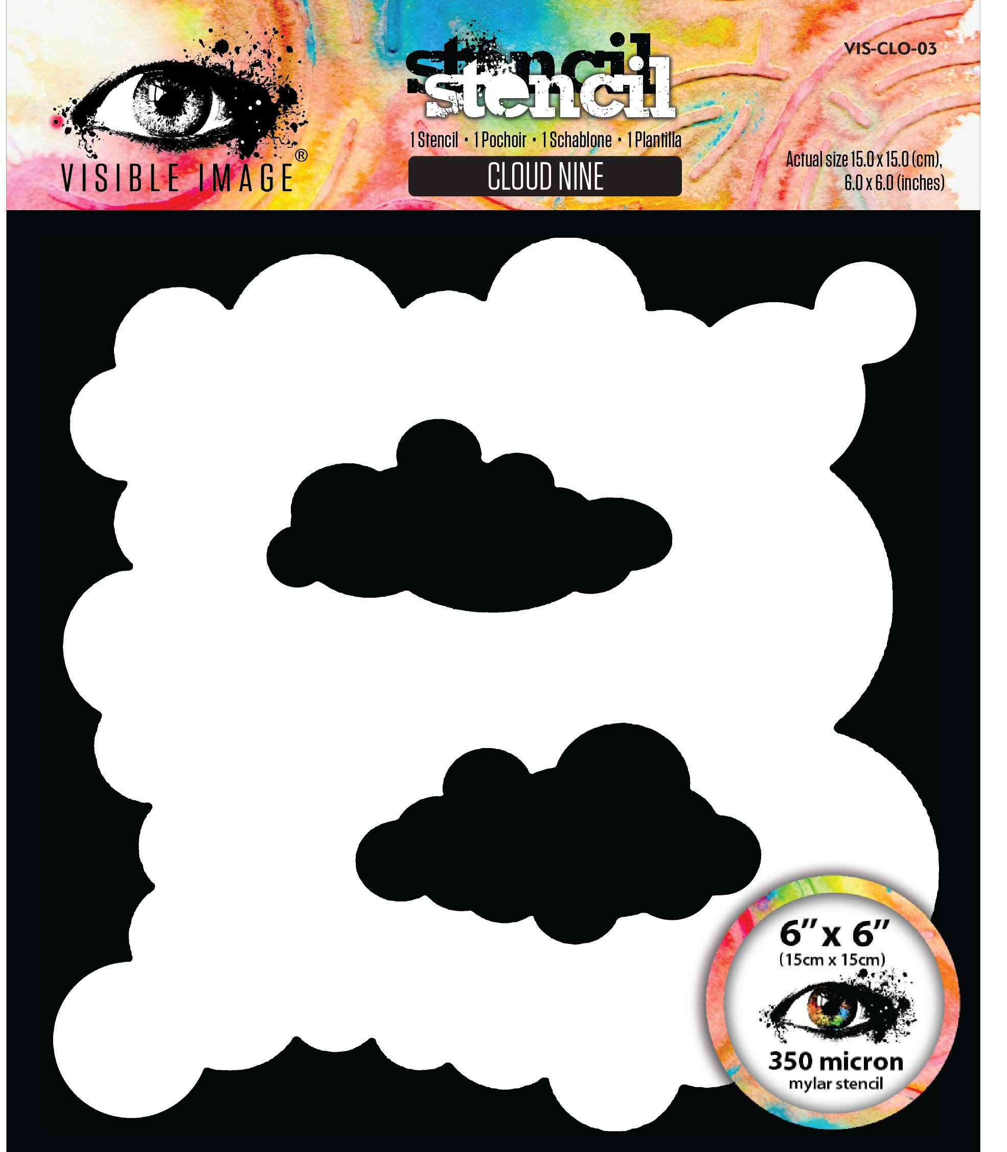 Visible Image Cloud Nine 6in x 6in Stencil