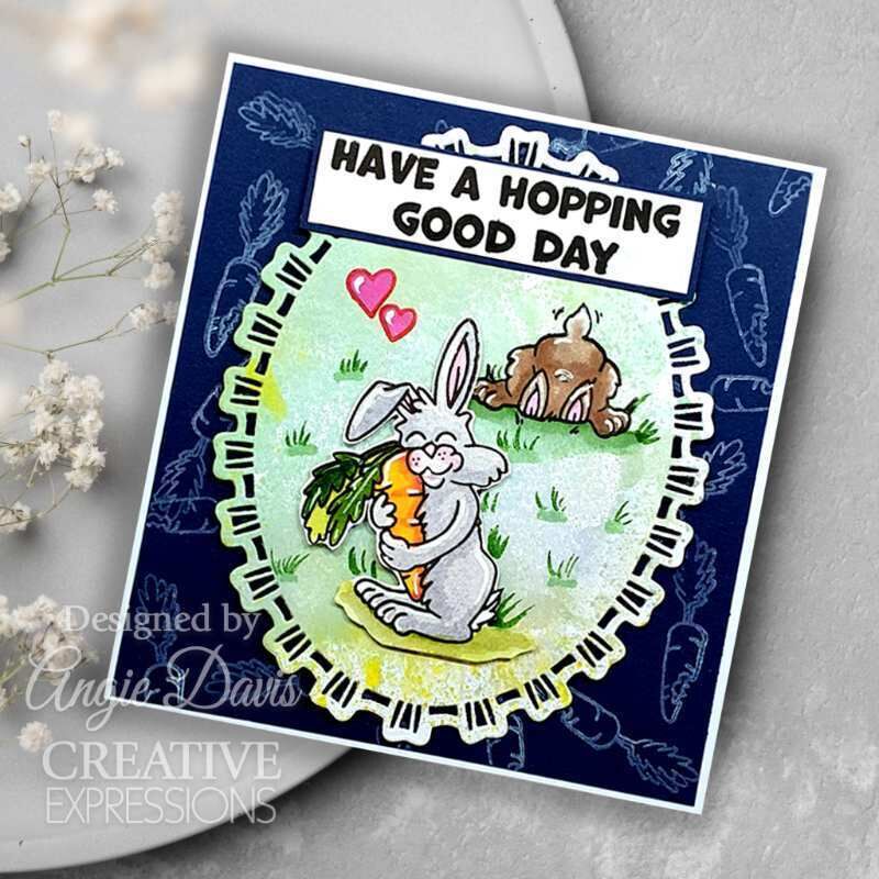 Creative Expressions Designer Boutique Collection No Bunny Like You 6 in x 8 in Clear Stamp Set