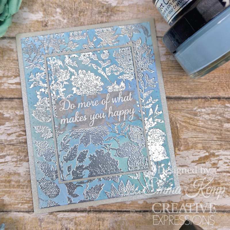 Creative Expressions Wildflower Medley 5 1/2 in x 3 3/4 in Pre-Cut Rubber Stamp