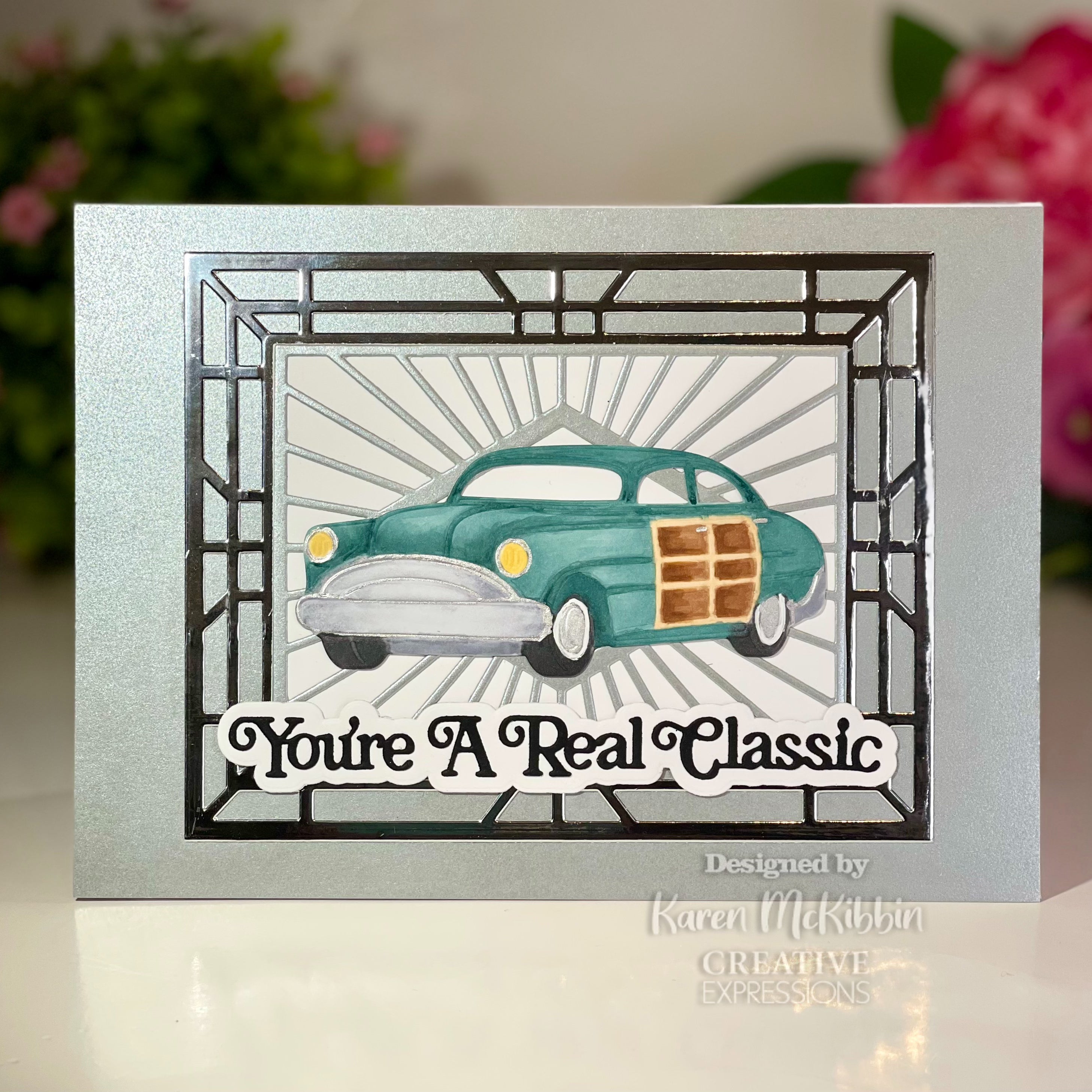 Creative Expressions Sue Wilson Mini Shadowed Sentiments You're A Real Classic Craft Die