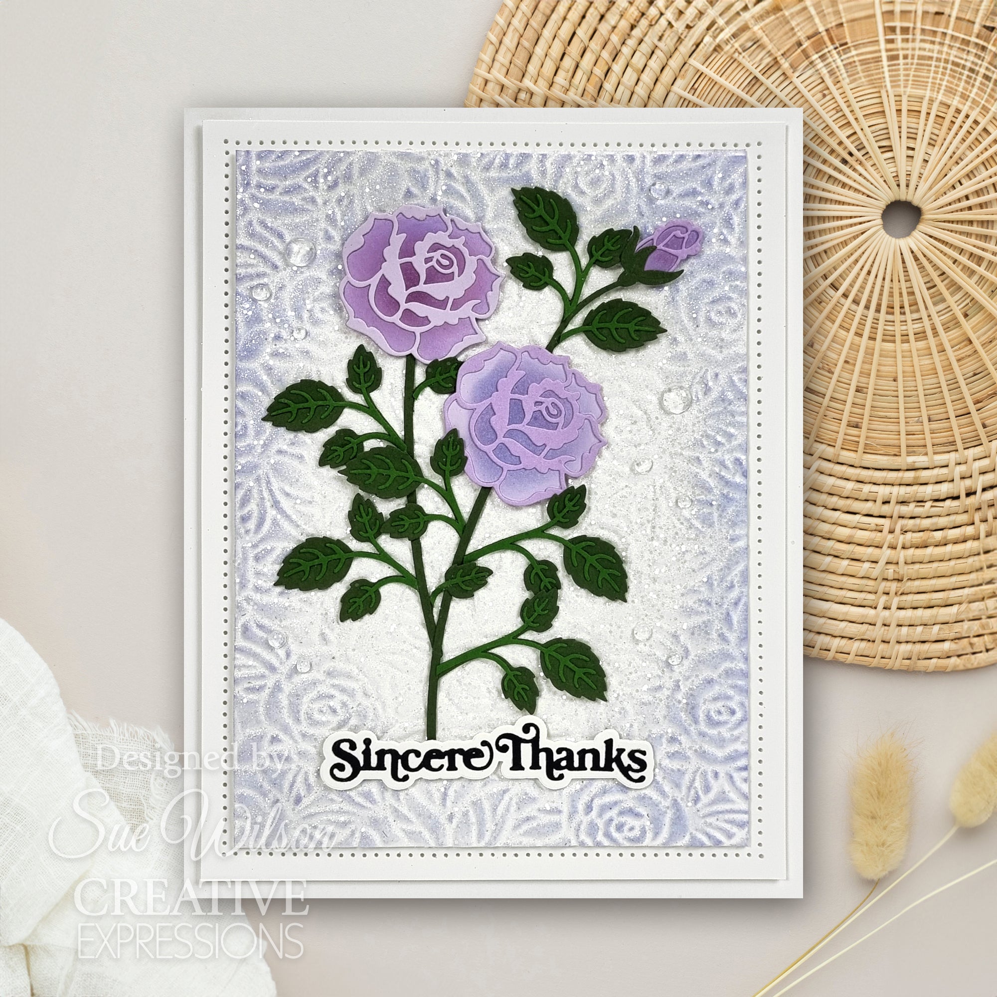 Creative Expressions Sue Wilson Layered Flowers Collection Garden Rose Craft Die