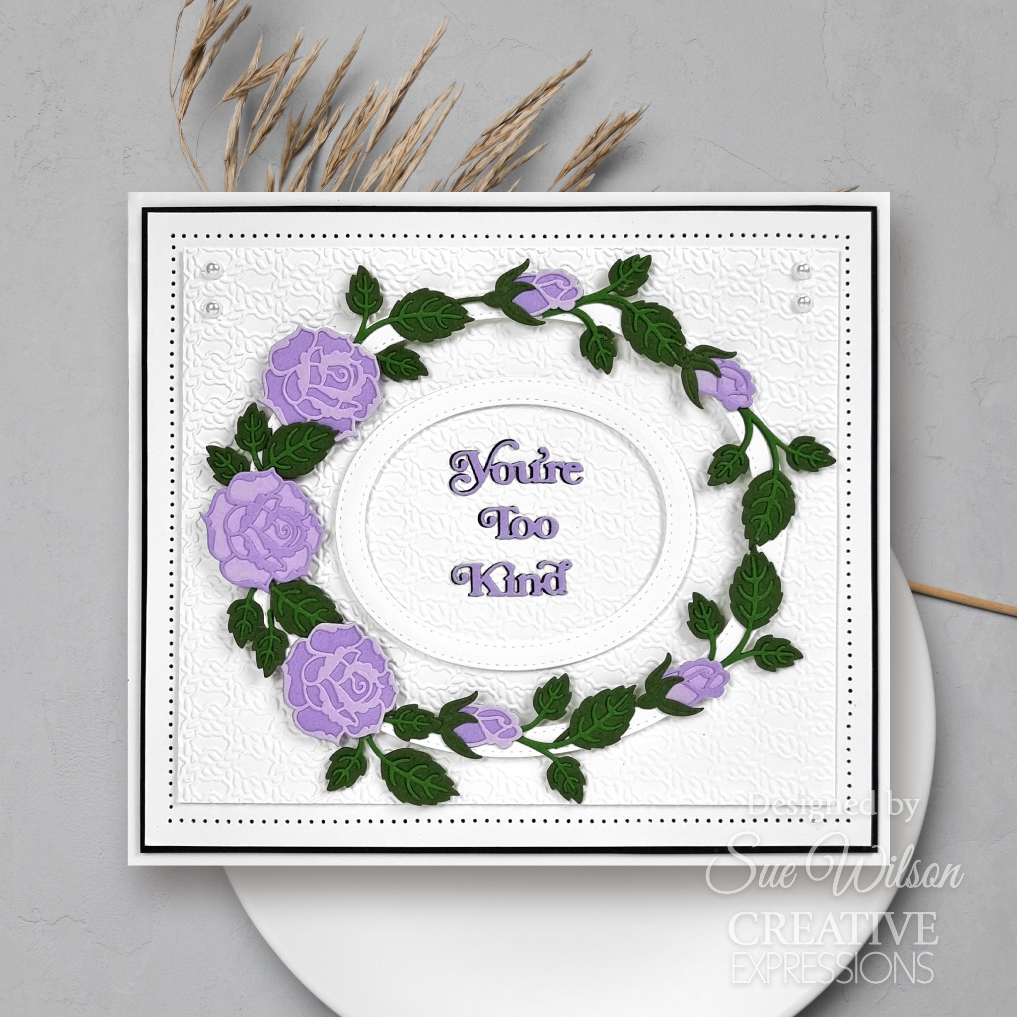 Creative Expressions Sue Wilson Layered Flowers Collection Garden Rose Craft Die