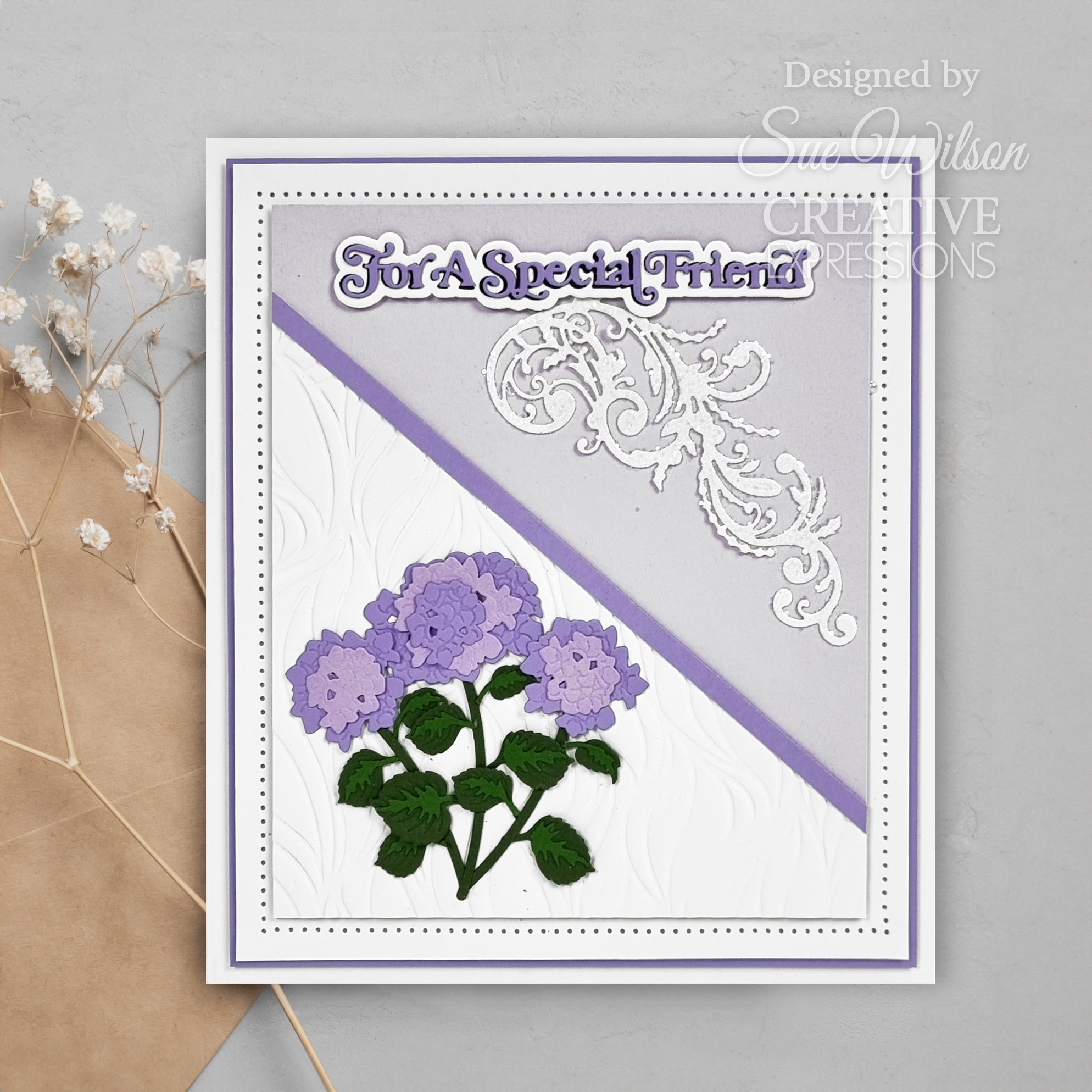 Creative Expressions Sue Wilson Mini Shadowed Sentiments For A Special Friend Craft Die