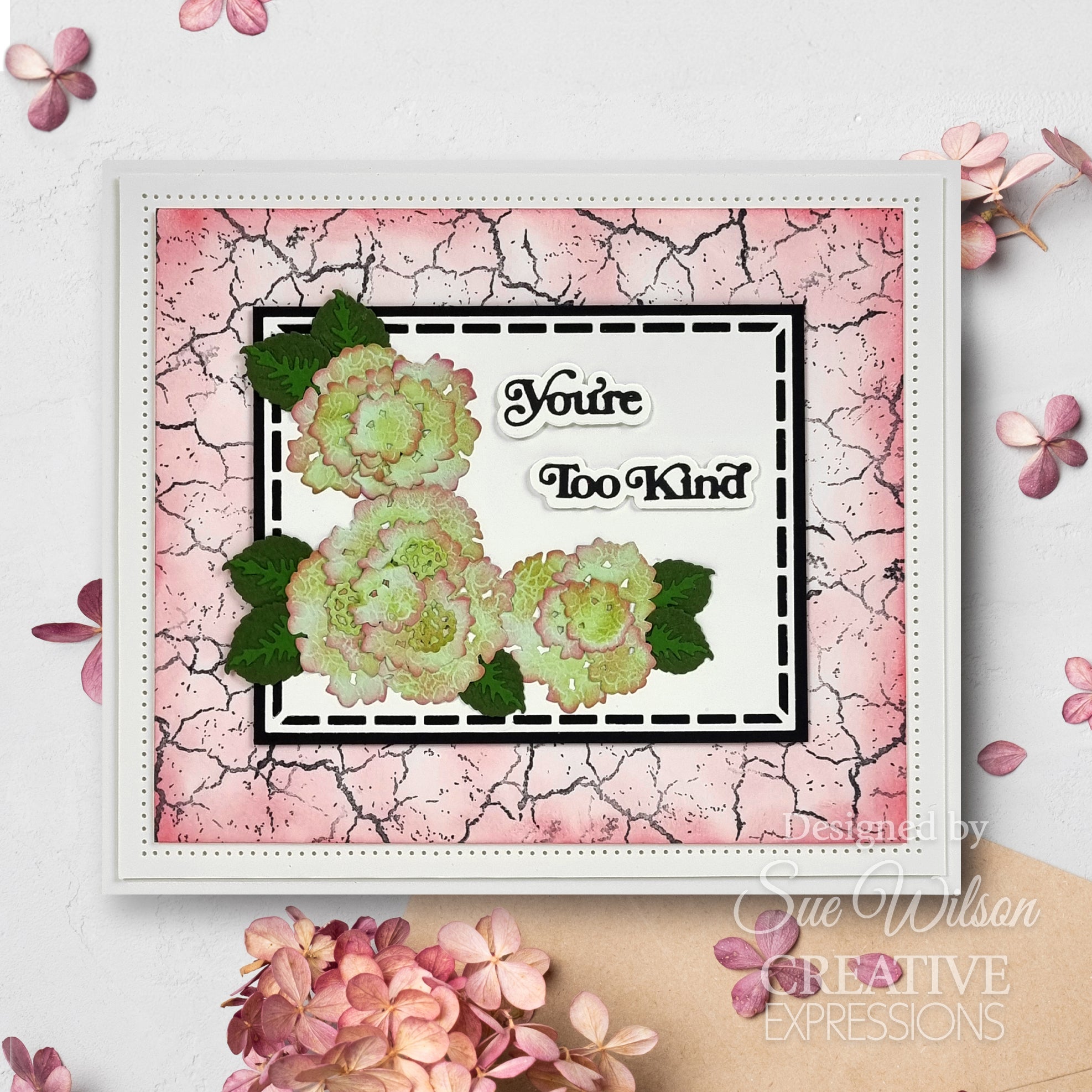 Creative Expressions Sue Wilson Layered Flowers Collection Hydrangea Craft Die