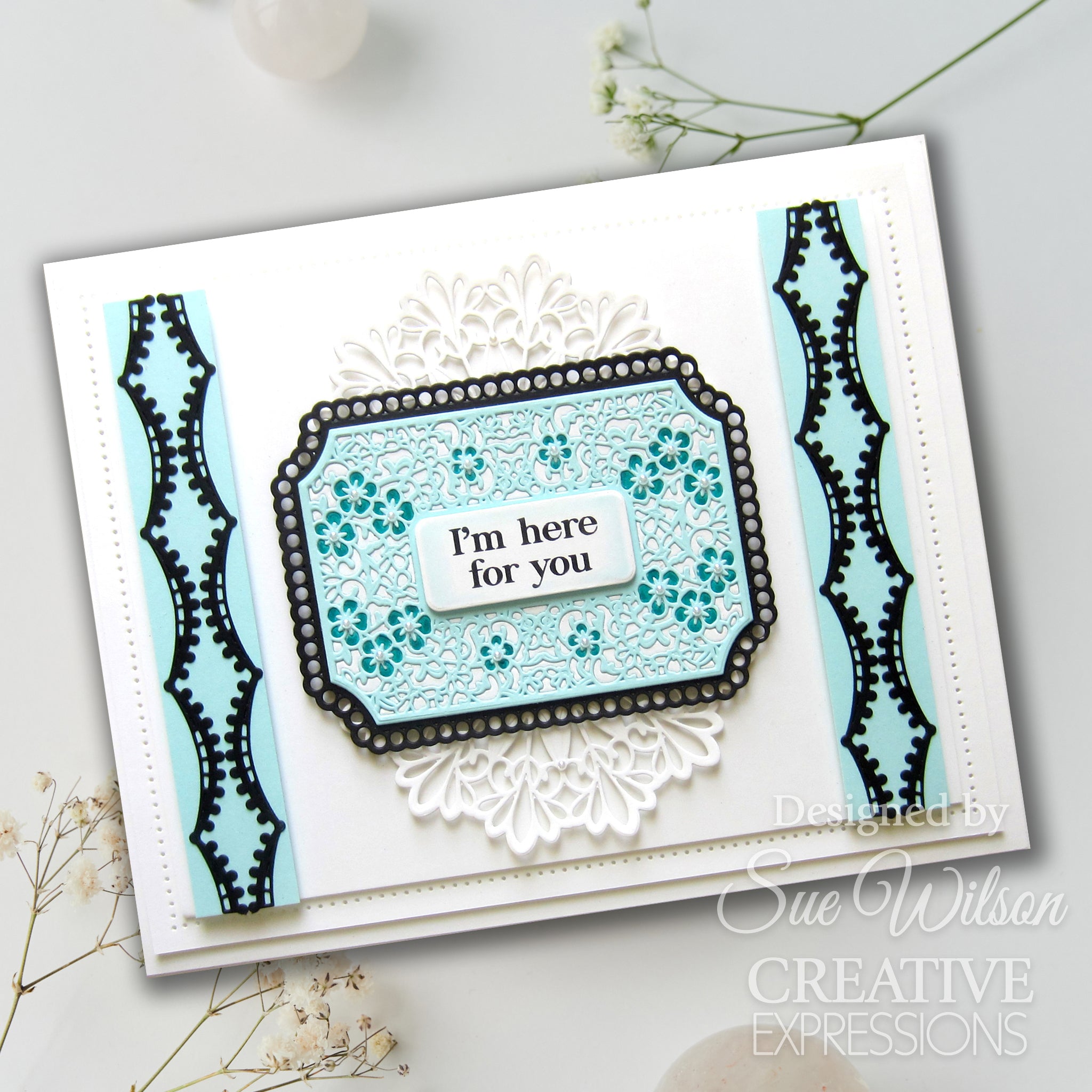 Creative Expressions Sue Wilson Border Coronet Lace Craft Die