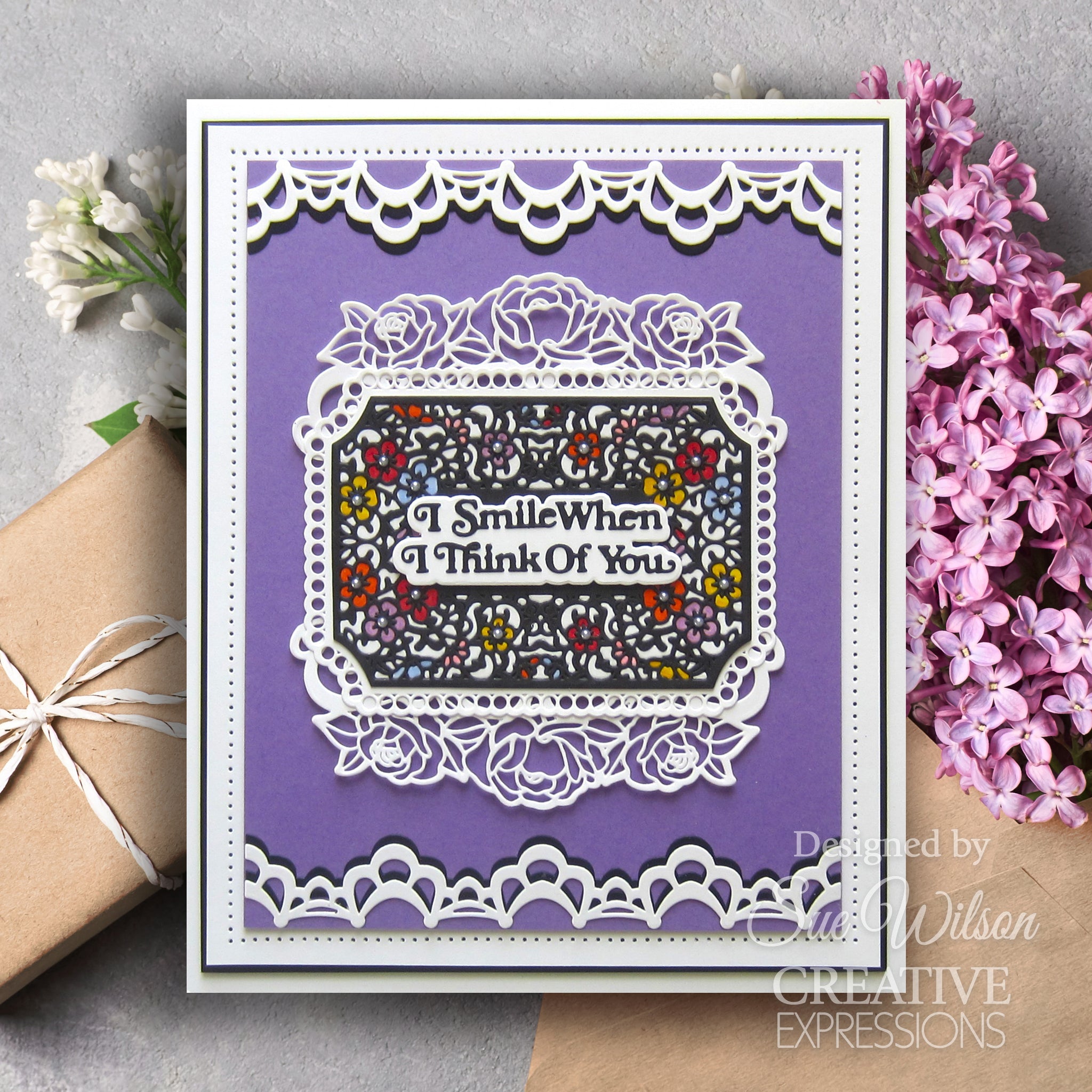 Creative Expressions Sue Wilson Border Coronet Lace Craft Die