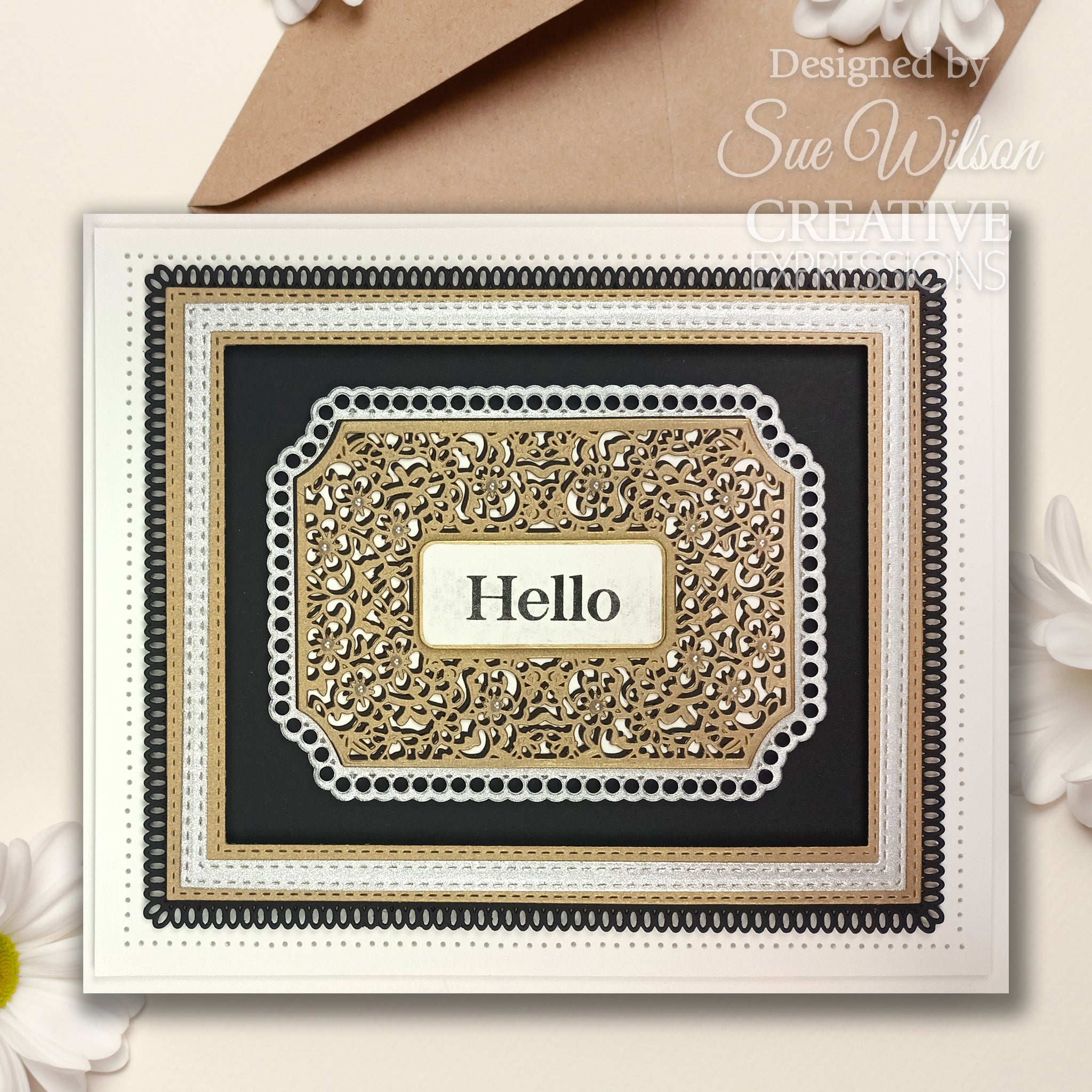 Creative Expressions Sue Wilson Frames & Tags Cora Craft Die