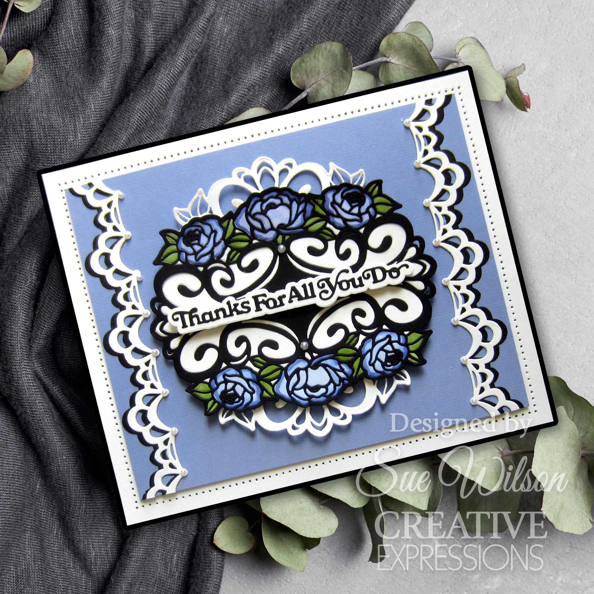 Creative Expressions Sue Wilson Frames & Tags Della Craft Die