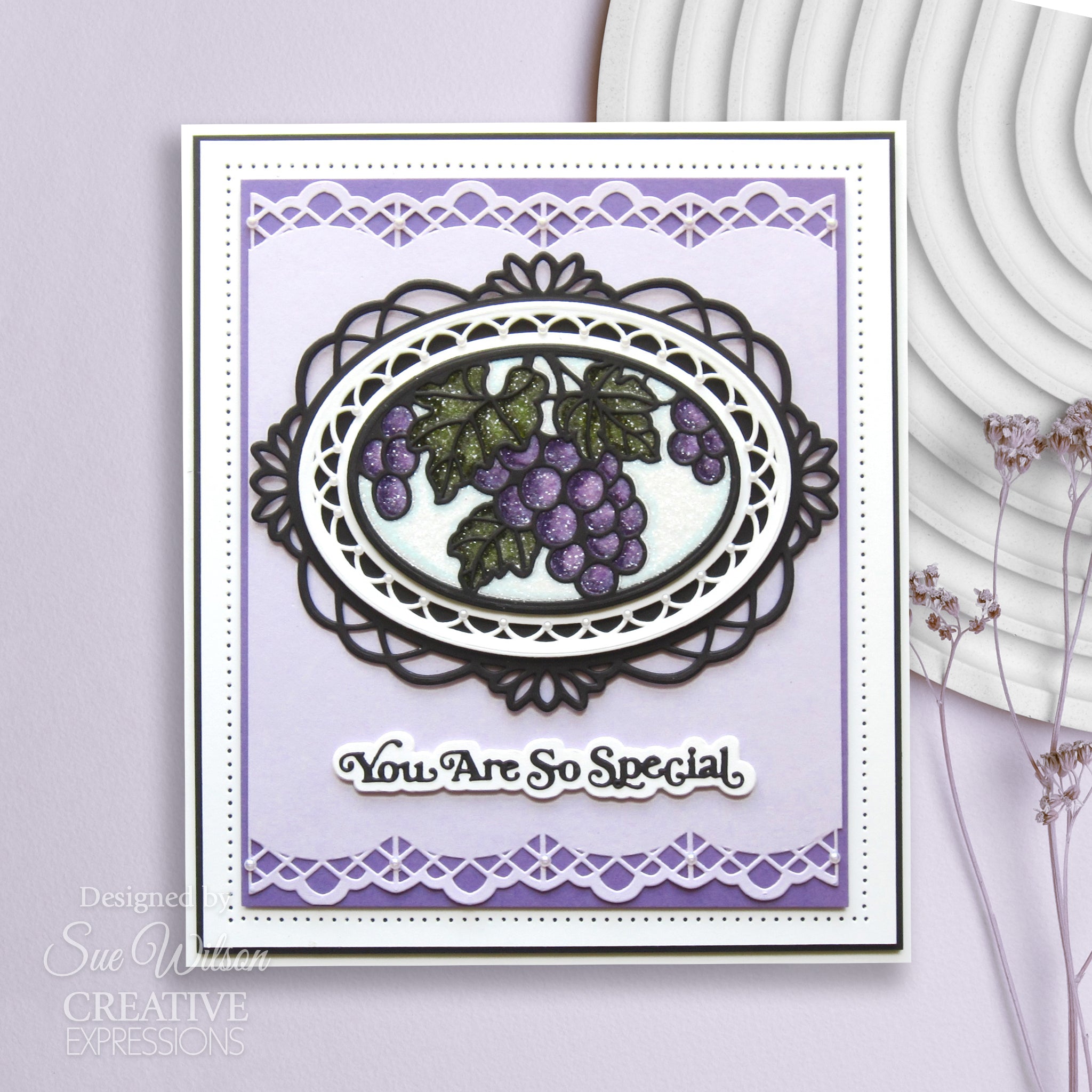 Creative Expressions Sue Wilson Border Ornate Lattice Craft Die