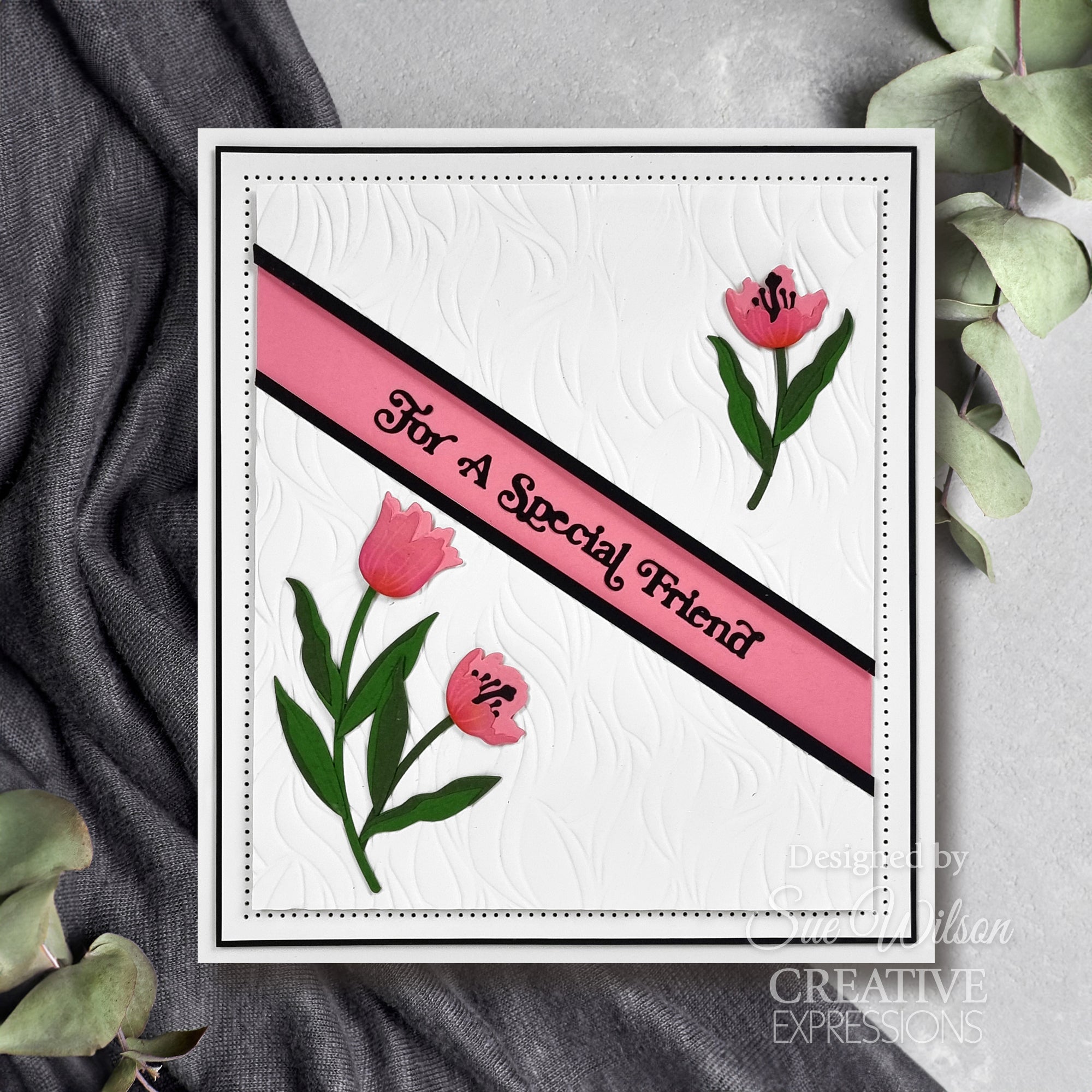 Creative Expressions Sue Wilson Layered Flowers Collection Tulip Craft Die