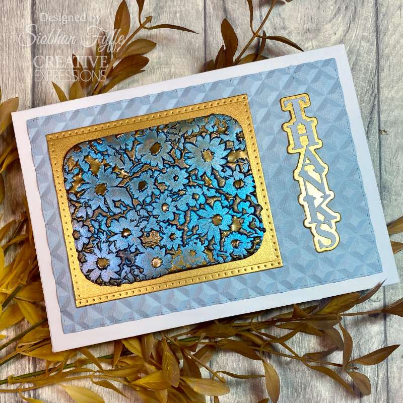 Creative Expressions Chamomile Cascade  5 1/2 in x 3 3/4 in Pre-Cut Rubber Stamp