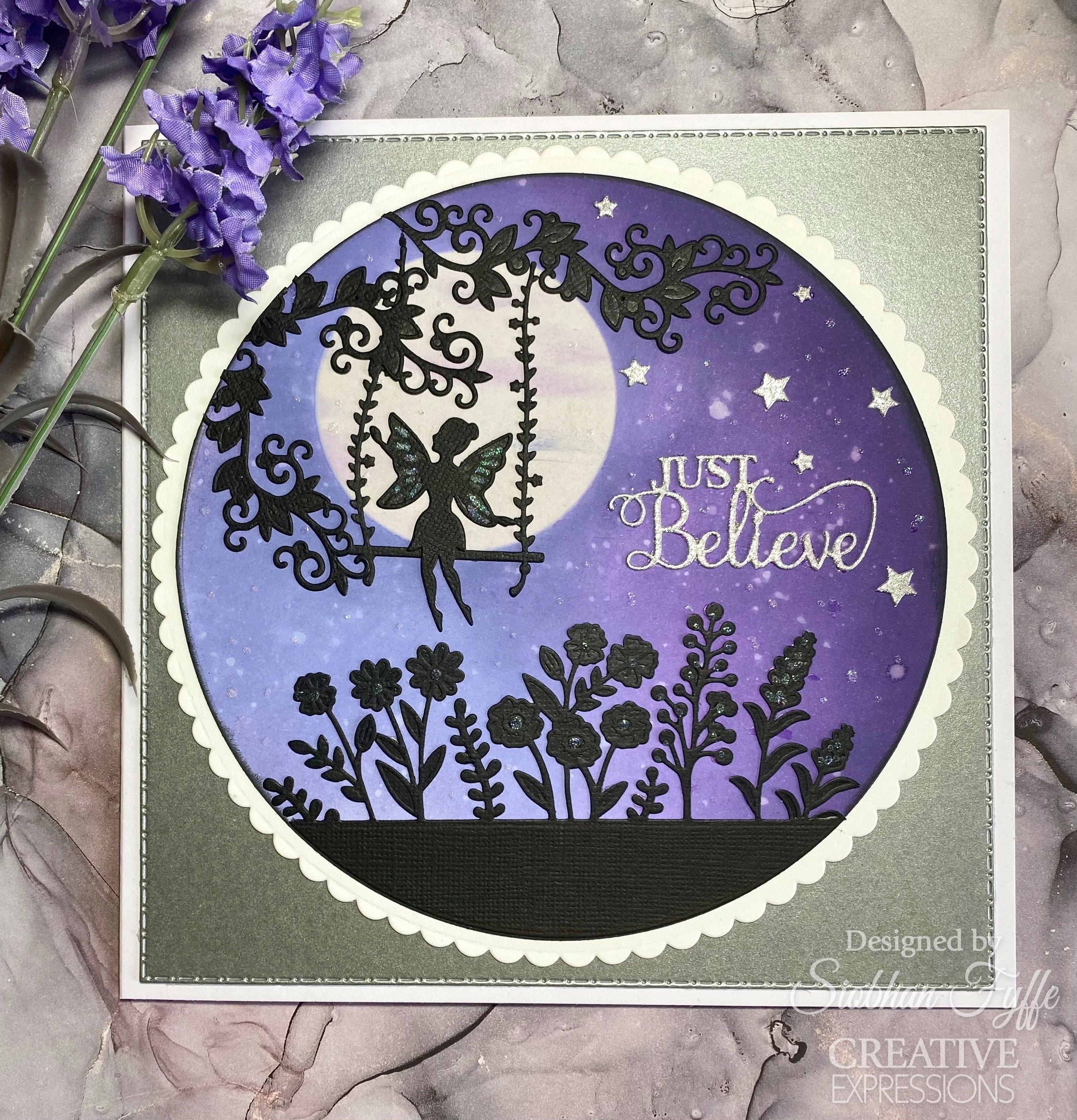 Creative Expressions Jamie Rodgers Fairy Village Corner Flourish Craft Die