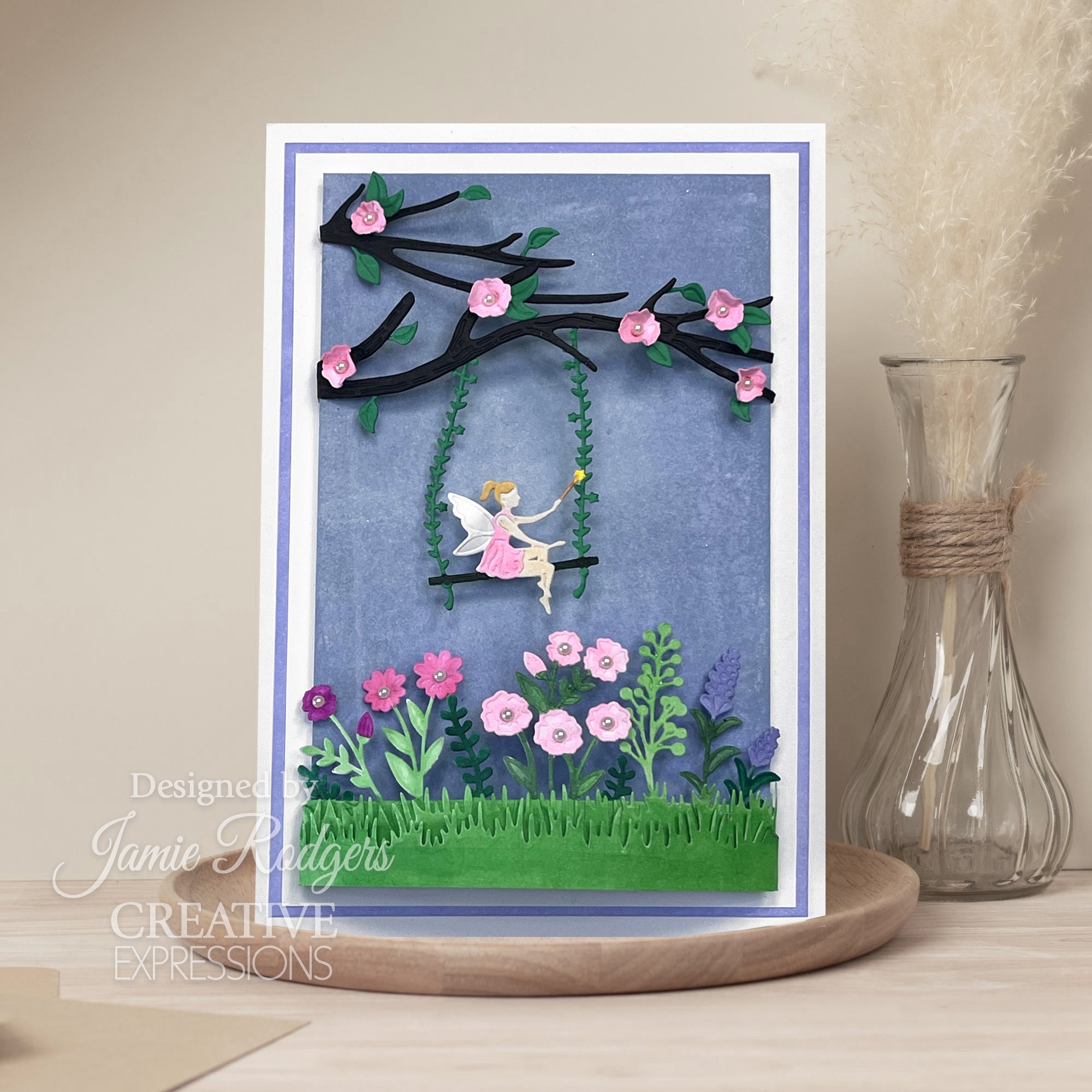 Creative Expressions Jamie Rodgers Fairy Village Corner Flourish Craft Die