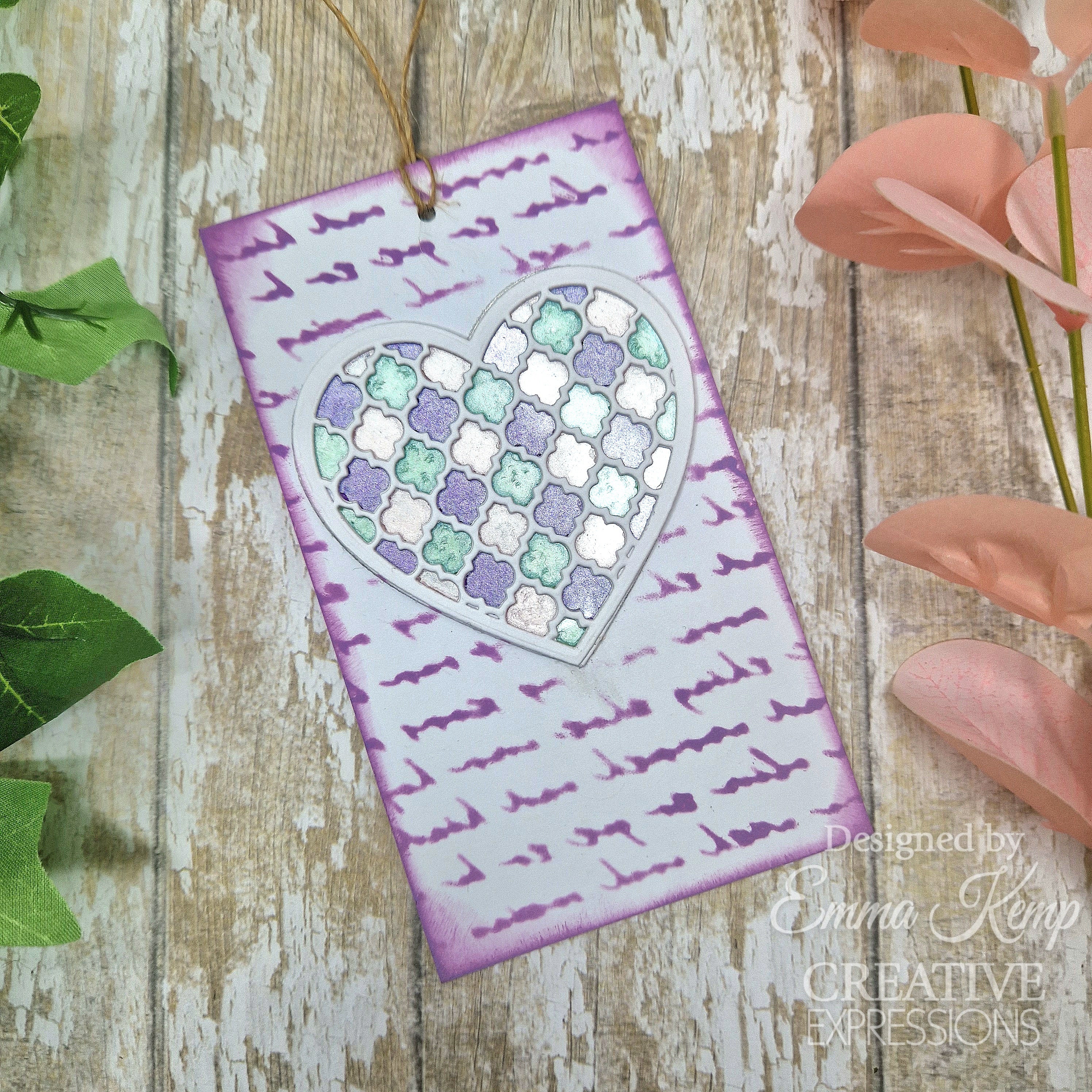 Creative Expressions Jamie Rodgers Everlasting Love Lattice Heart Blossoms Craft Die