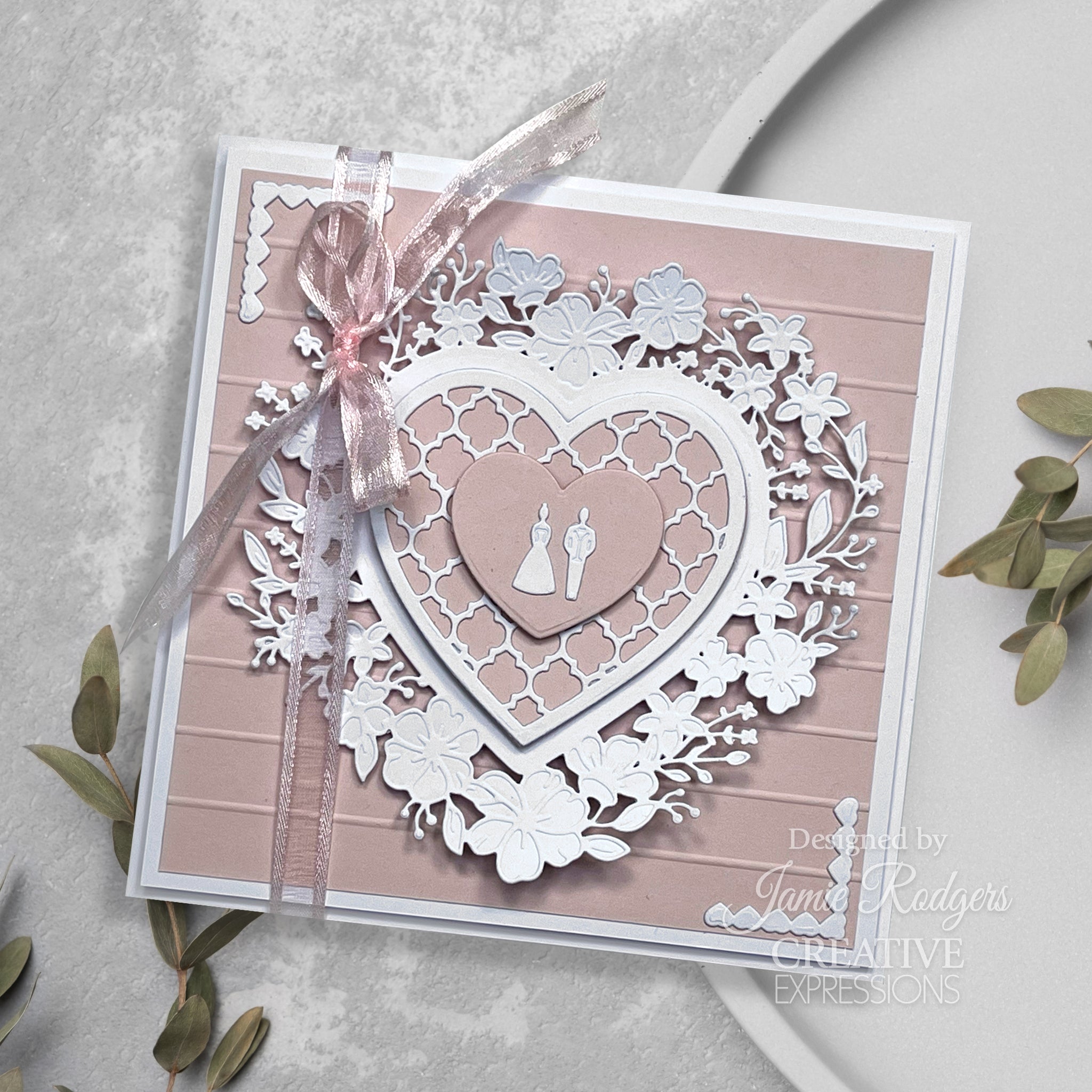 Creative Expressions Jamie Rodgers Everlasting Love Wedding Essentials Craft Die