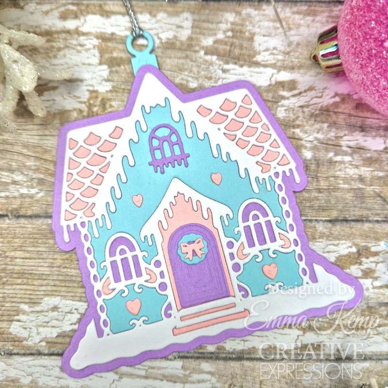 Creative Expressions Paper Cuts Festive Gingerbread House Craft Die