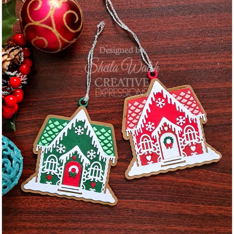 Creative Expressions Paper Cuts Festive Gingerbread House Craft Die