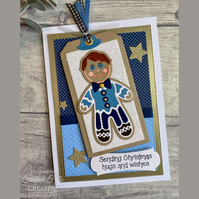 Creative Expressions Paper Cuts Festive Gingerbread Boy Craft Die