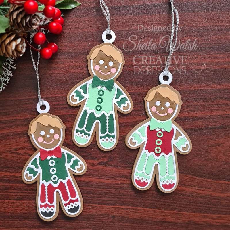 Creative Expressions Paper Cuts Festive Gingerbread Boy Craft Die