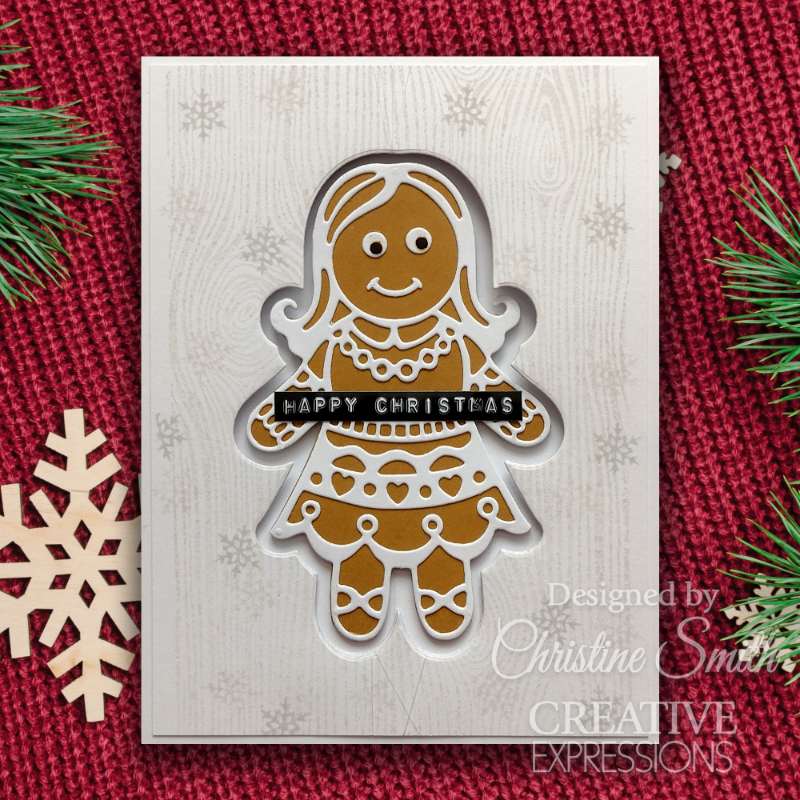 Creative Expressions Paper Cuts Festive Gingerbread Girl Craft Die