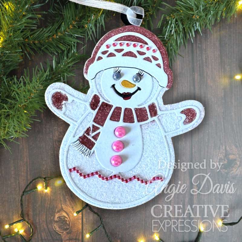 Creative Expressions Paper Cuts Festive Snowman Craft Die