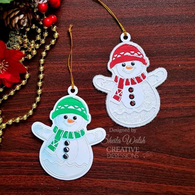 Creative Expressions Paper Cuts Festive Snowman Craft Die