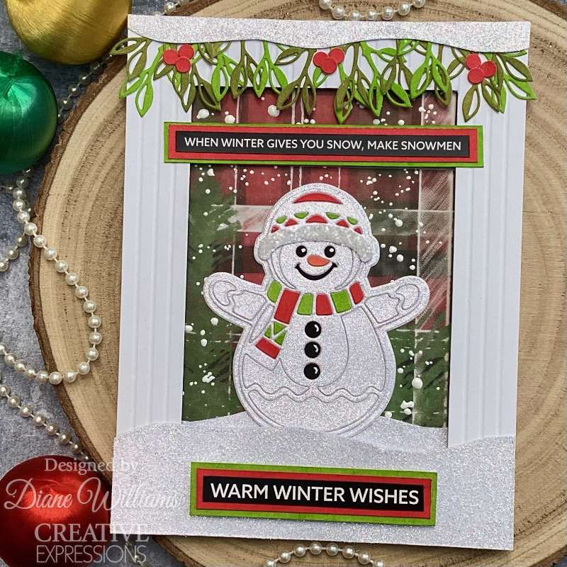 Creative Expressions Paper Cuts Festive Snowman Craft Die