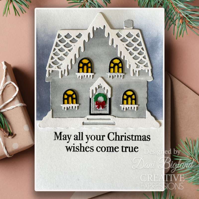 Creative Expressions Paper Cuts Festive Gingerbread House Craft Die