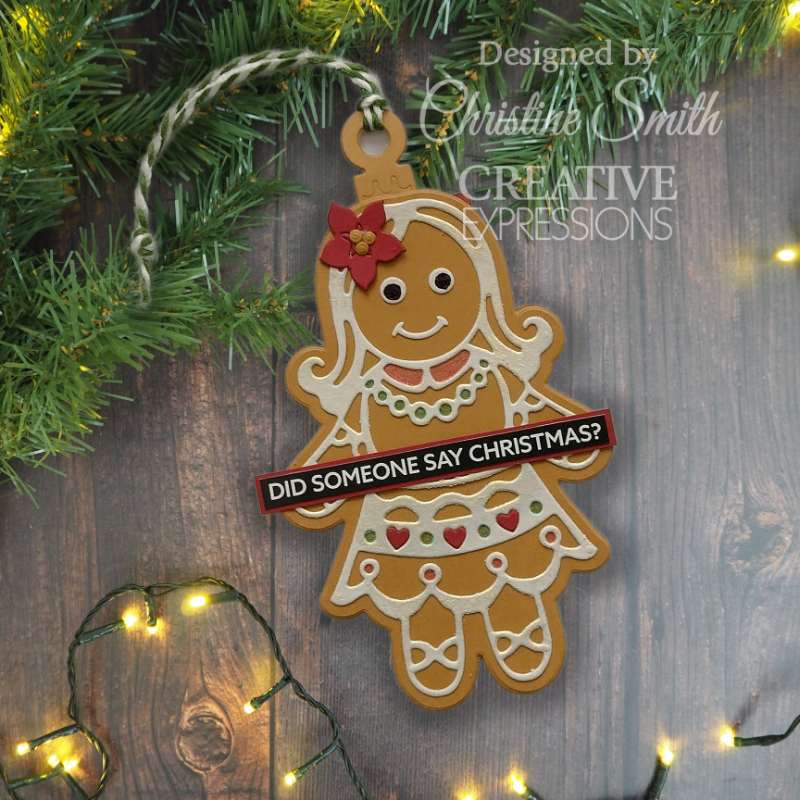 Creative Expressions Paper Cuts Festive Gingerbread Girl Craft Die