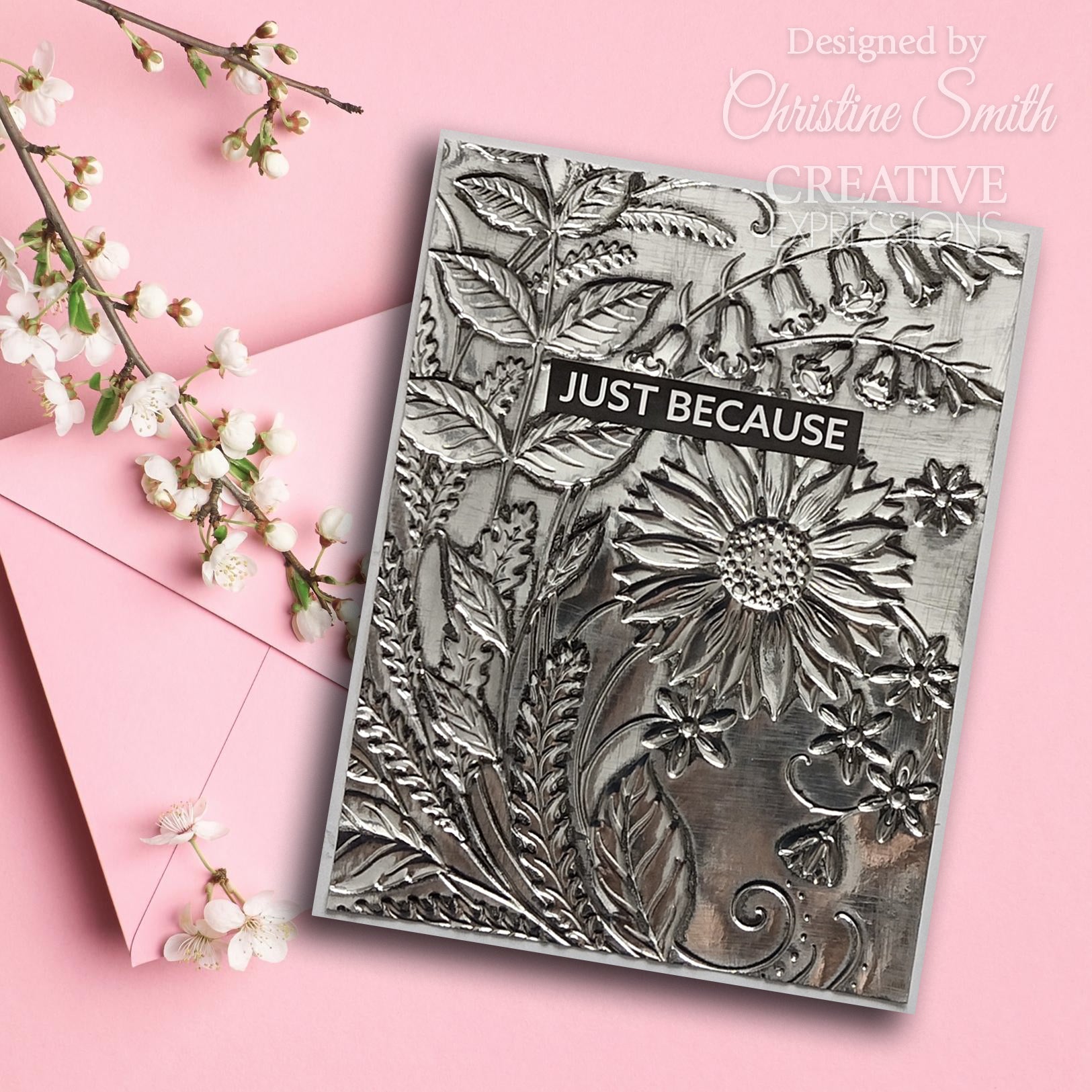 Creative Expressions Sunshine Serenade 5 in x 7 in 3D Embossing Folder