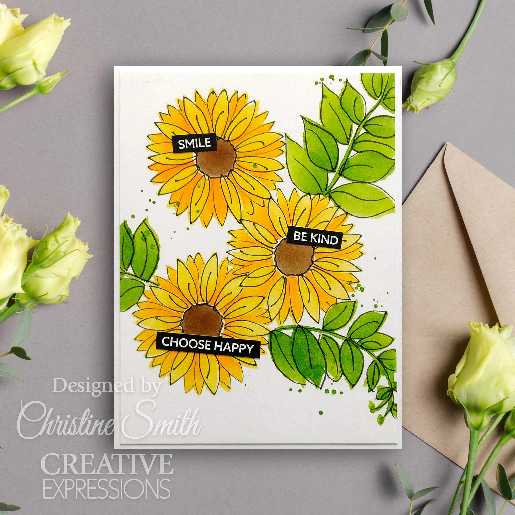 Creative Expressions Sunshine Serenade 5 in x 7 in 3D Embossing Folder