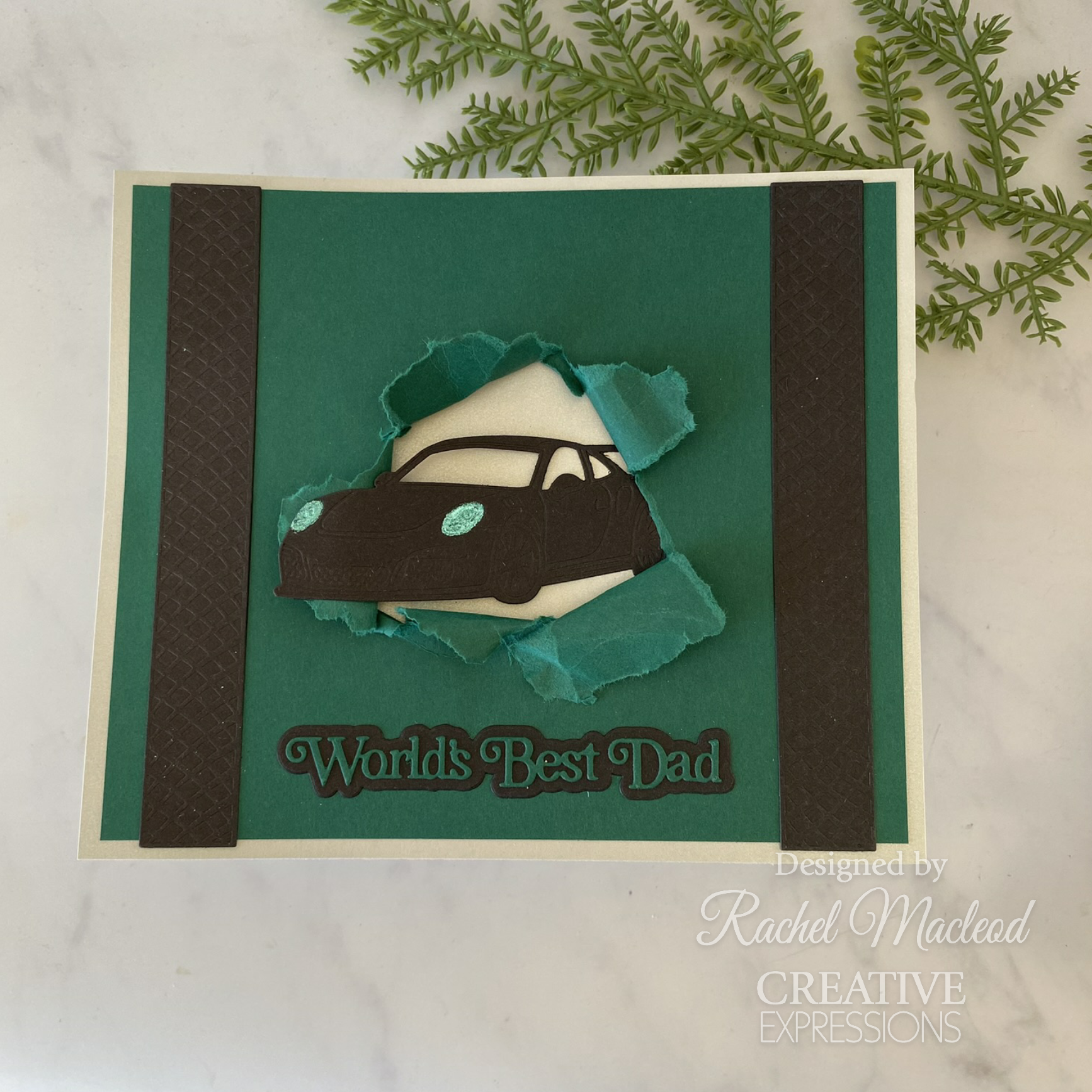 Creative Expressions Sue Wilson Mini Shadowed Sentiments World's Best Dad Craft Die