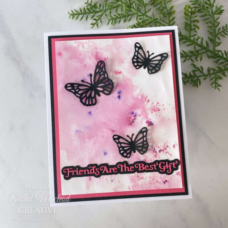 Creative Expressions Sue Wilson Finishing Touches Bountiful Butterflies Craft Die