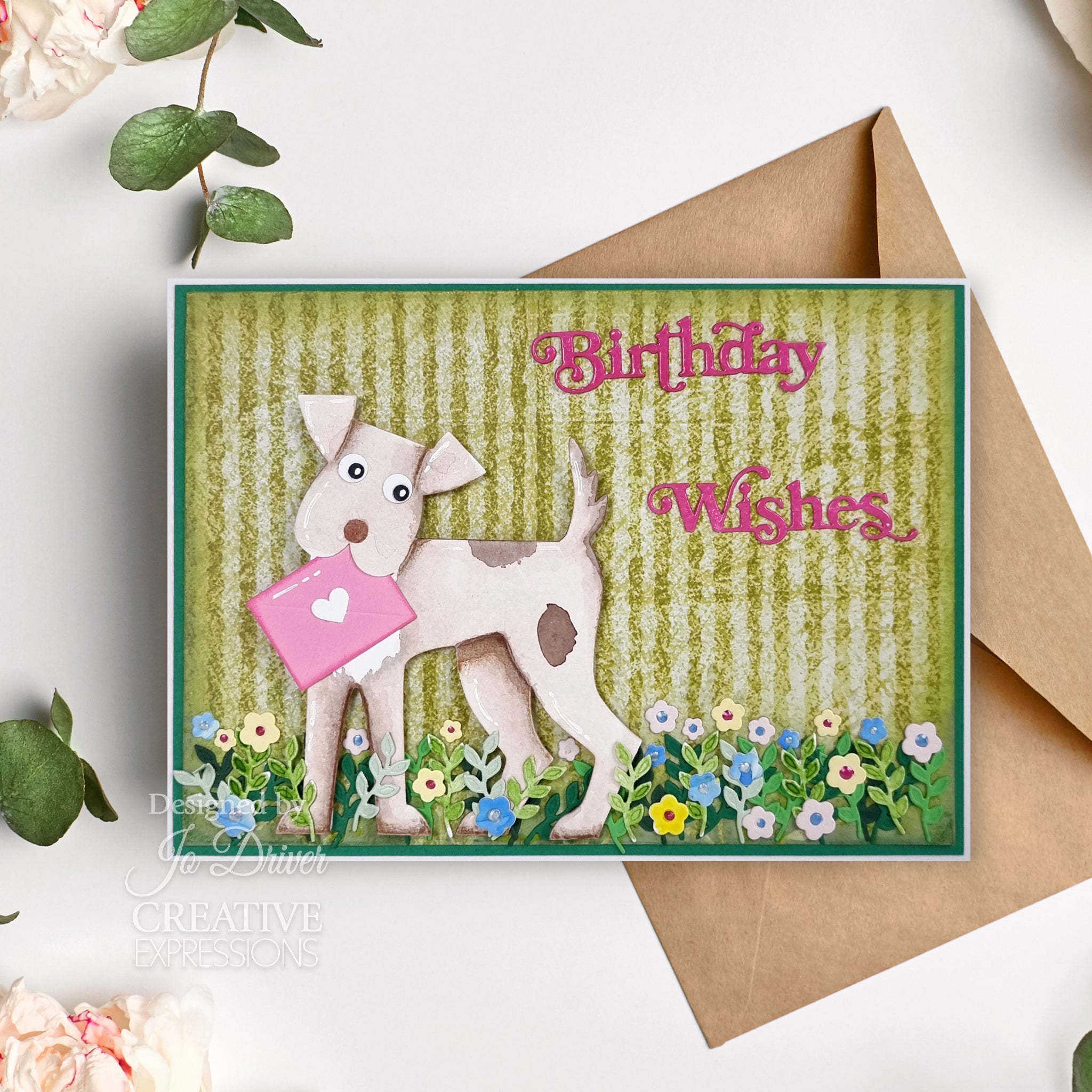 Creative Expressions Sue Wilson Mini Shadowed Sentiments Birthday Wishes Craft Die