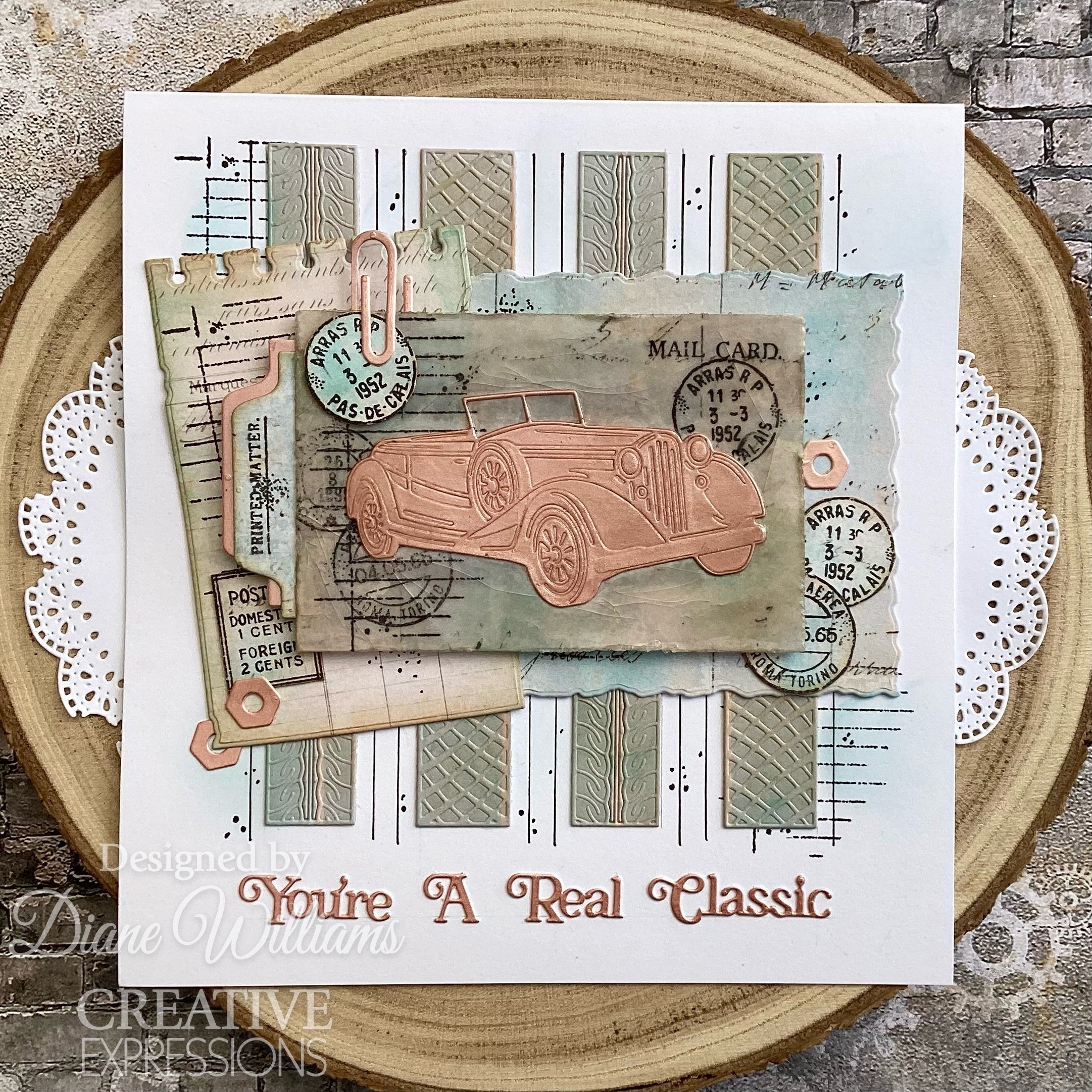 Creative Expressions Sue Wilson Dream Car Collection Vintage Cars Craft Die