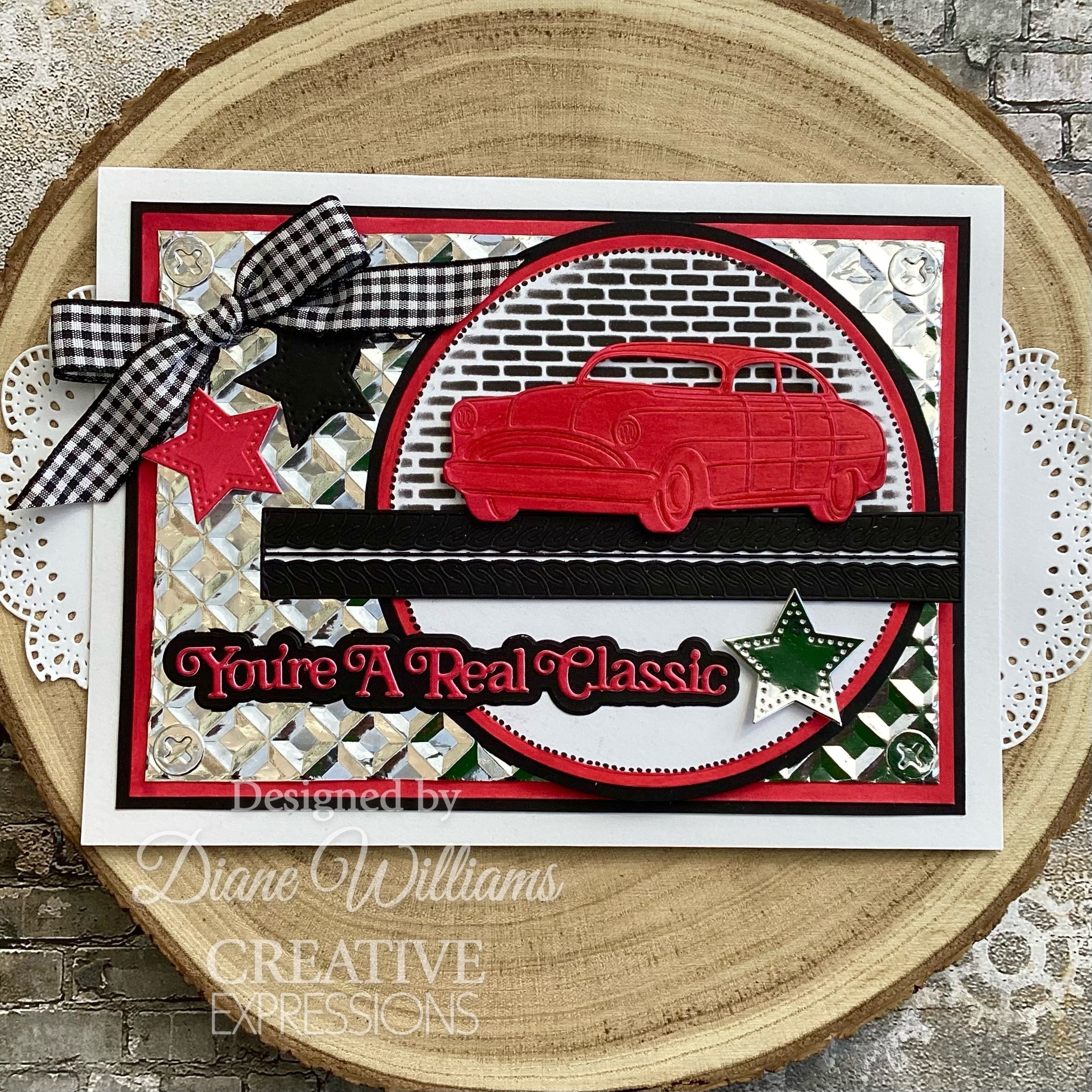 Creative Expressions Sue Wilson Dream Car Collection Vintage Cars Craft Die