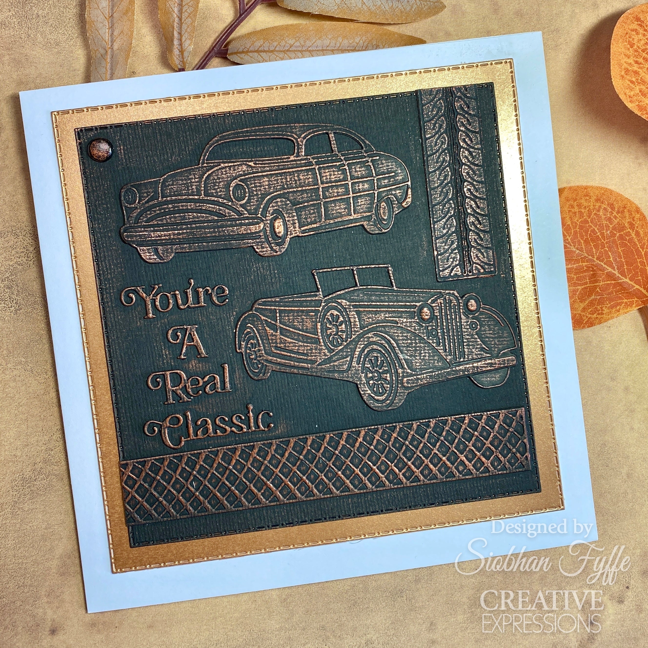 Creative Expressions Sue Wilson Mini Shadowed Sentiments You're A Real Classic Craft Die