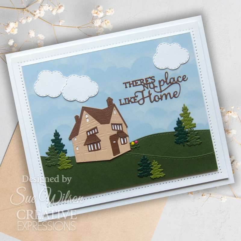 Creative Expressions Sue Wilson Miniature Village Corner Cottage Craft Die