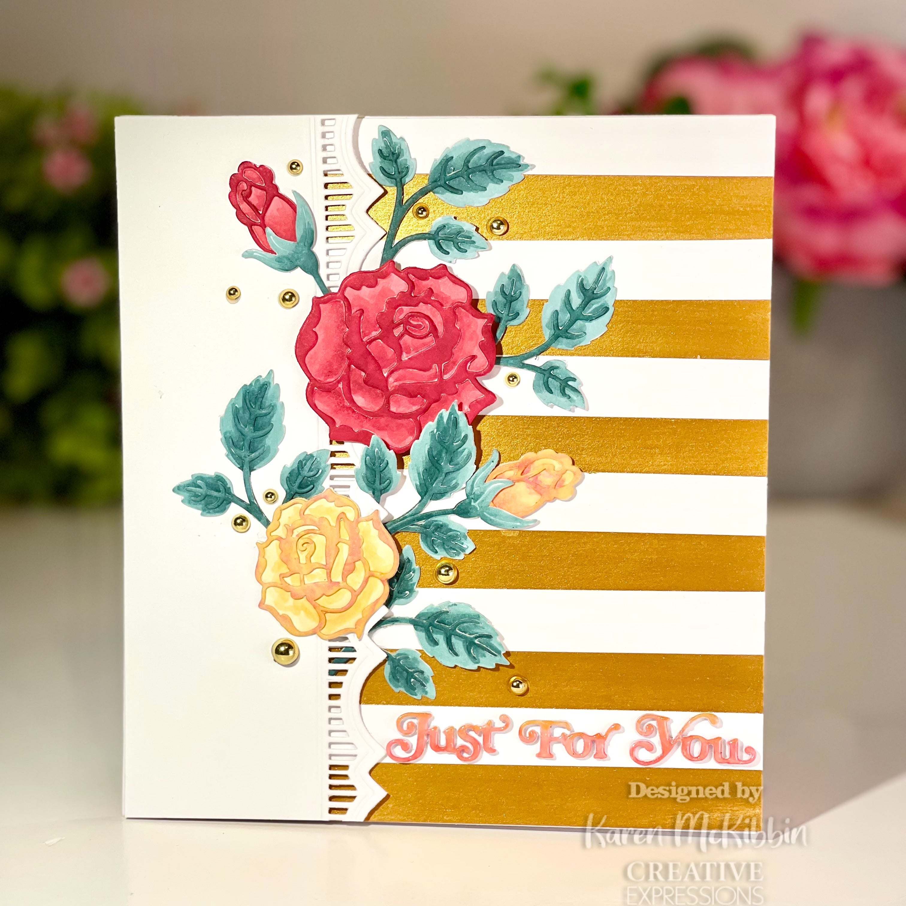 Creative Expressions Sue Wilson Layered Flowers Collection Garden Rose Craft Die