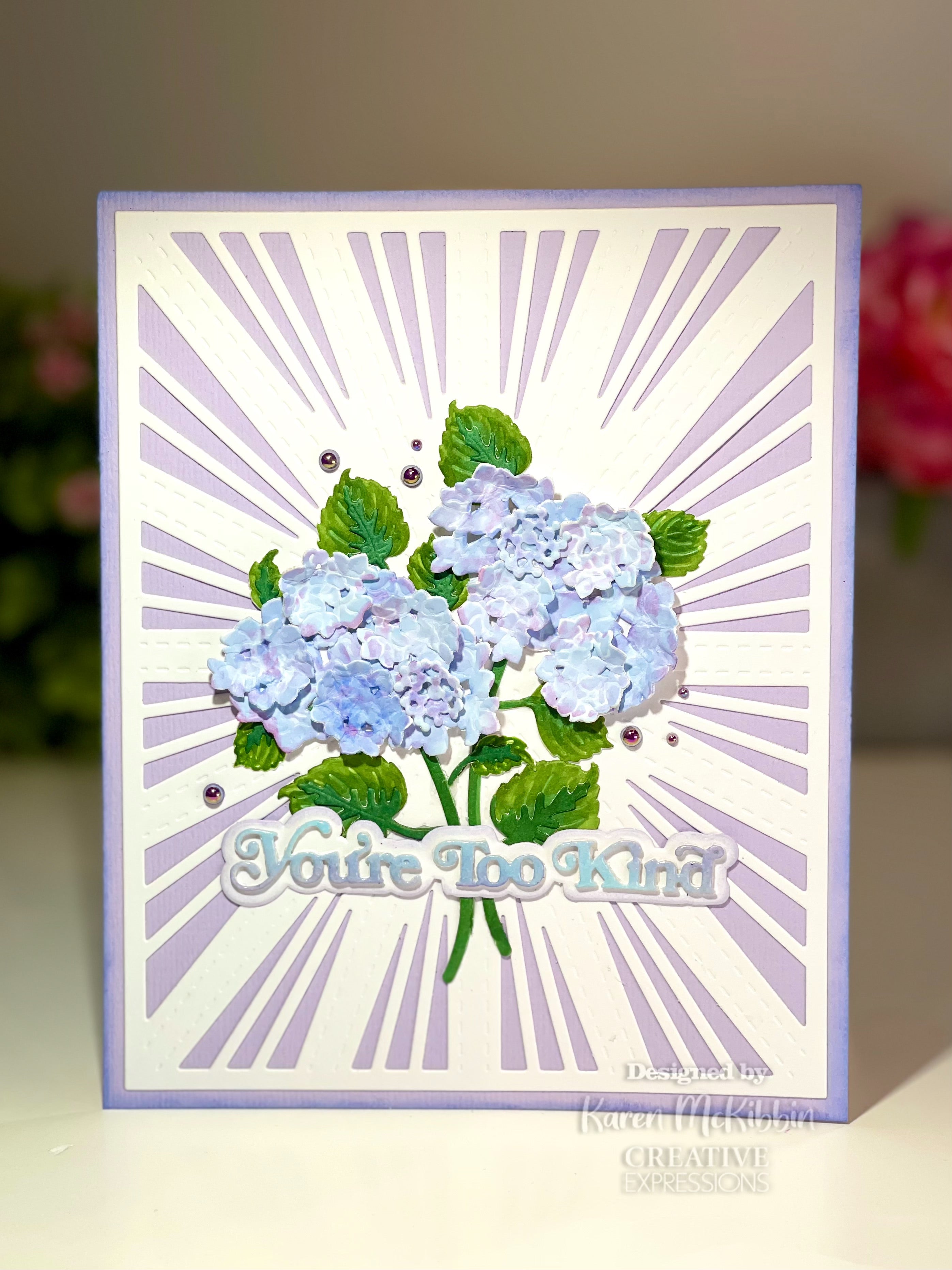 Creative Expressions Sue Wilson Layered Flowers Collection Hydrangea Craft Die